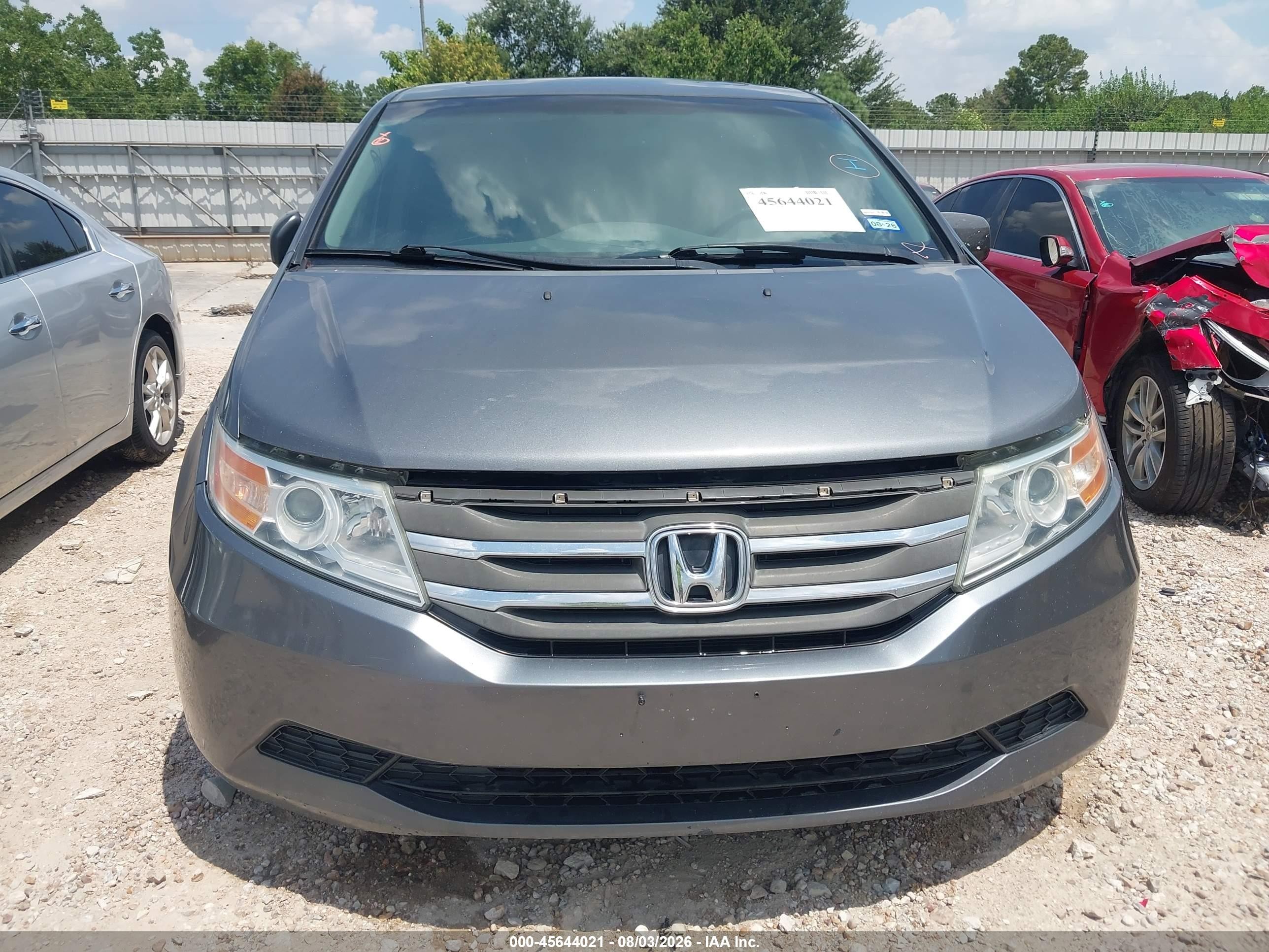 2011 Honda Odyssey Ex-l Gray vin: 5FNRL5H64BB102572