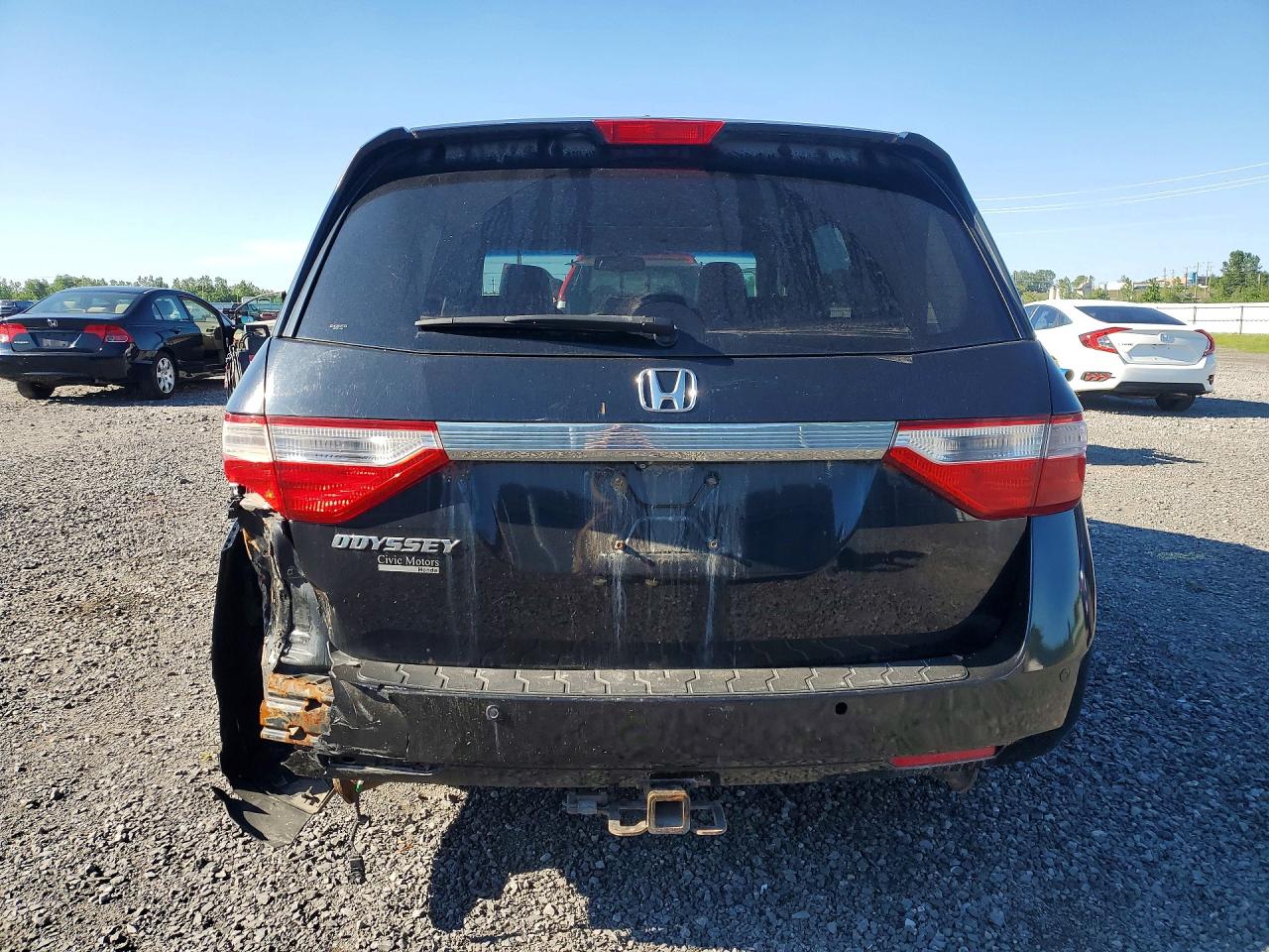 2011 Honda Odyssey Exl Black vin: 5FNRL5H64BB507198