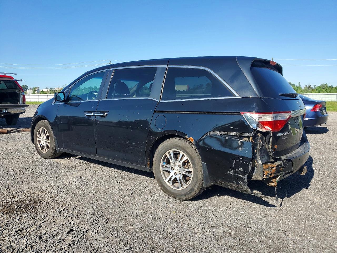 2011 Honda Odyssey Exl Black vin: 5FNRL5H64BB507198