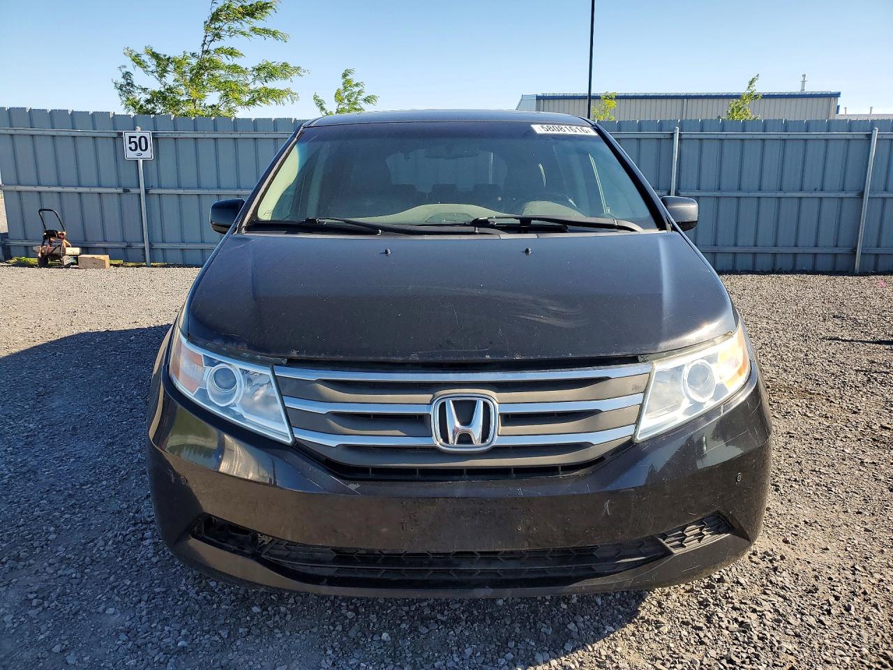 2011 Honda Odyssey Exl Black vin: 5FNRL5H64BB507198