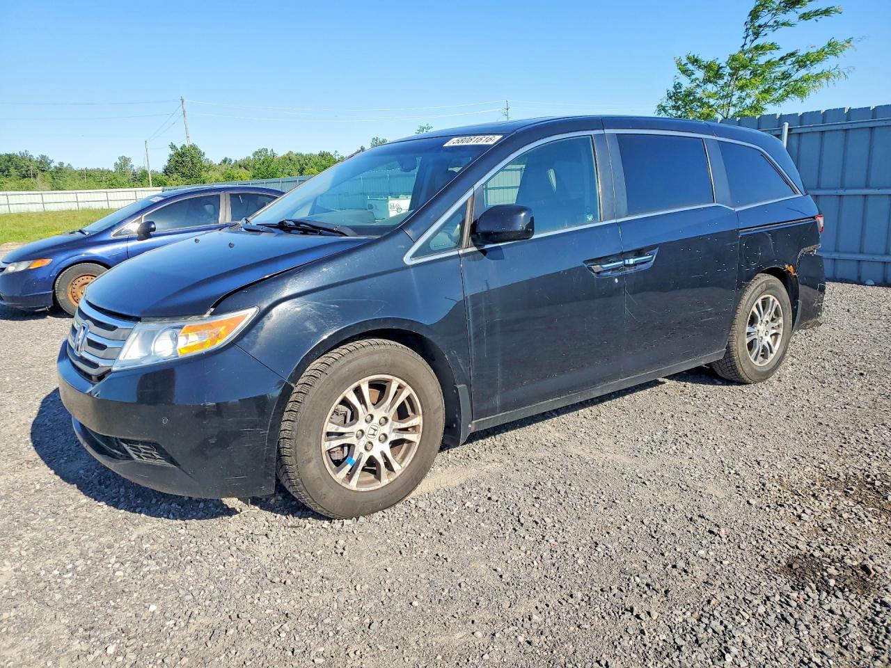 2011 Honda Odyssey Exl Black vin: 5FNRL5H64BB507198