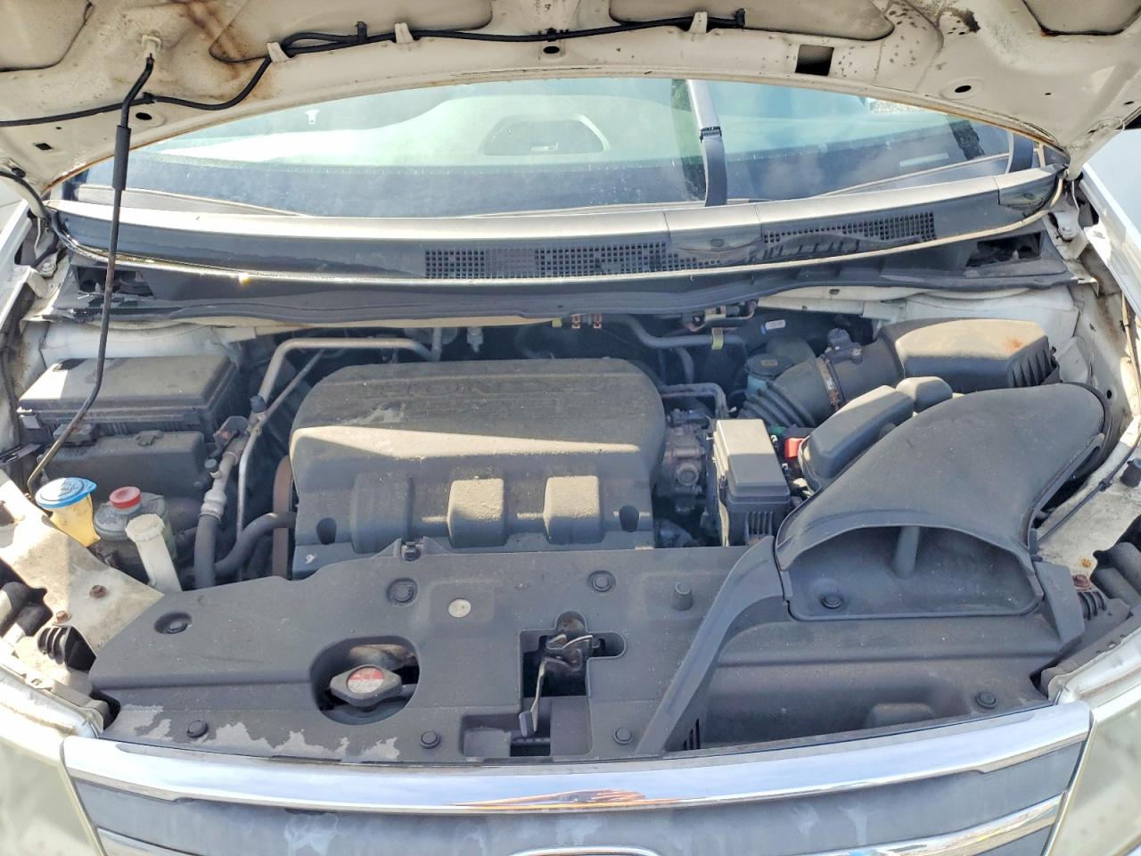2012 Honda Odyssey Exl White vin: 5FNRL5H64CB001775