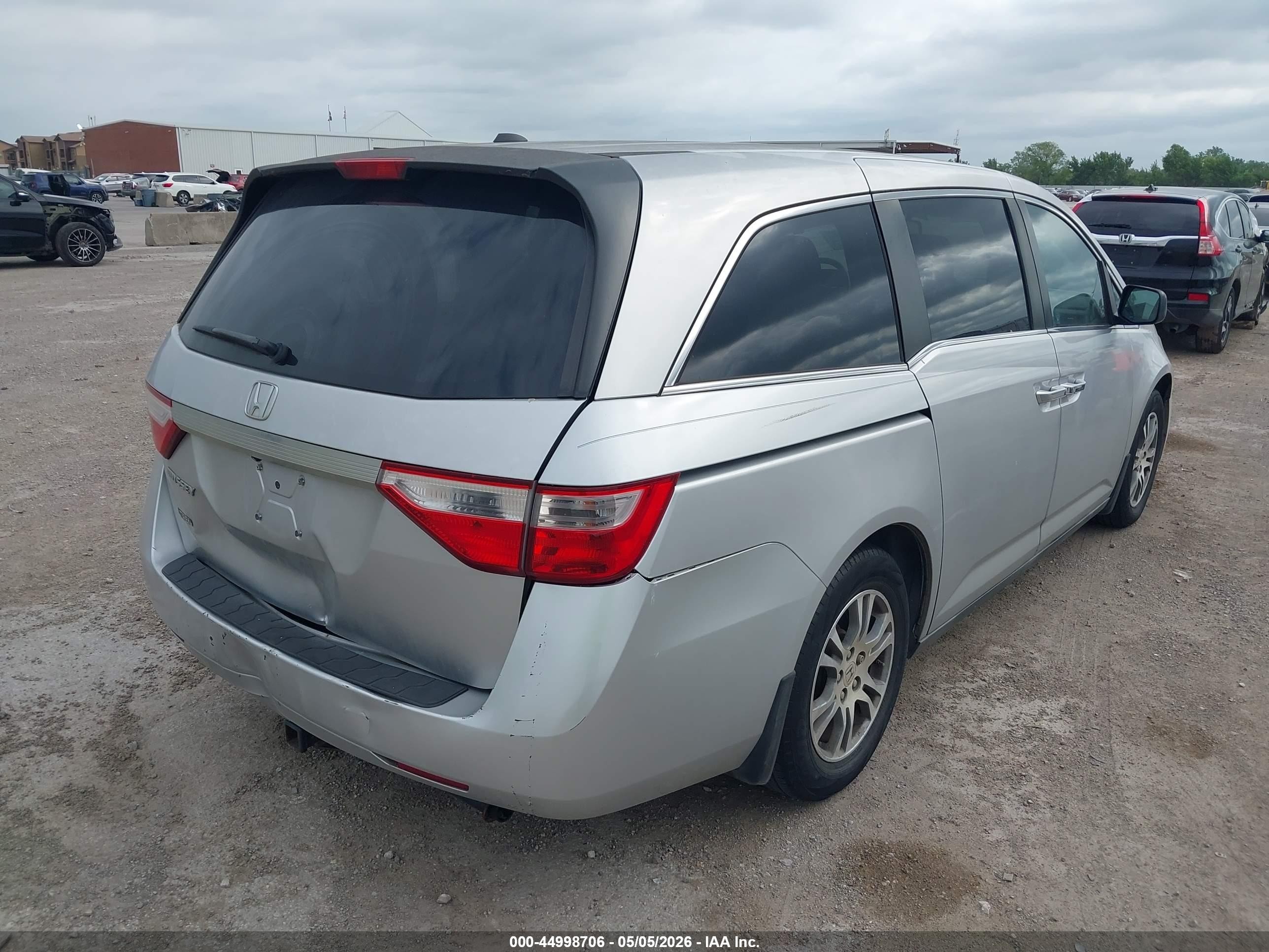 2012 Honda Odyssey Ex-l Silver vin: 5FNRL5H64CB007401