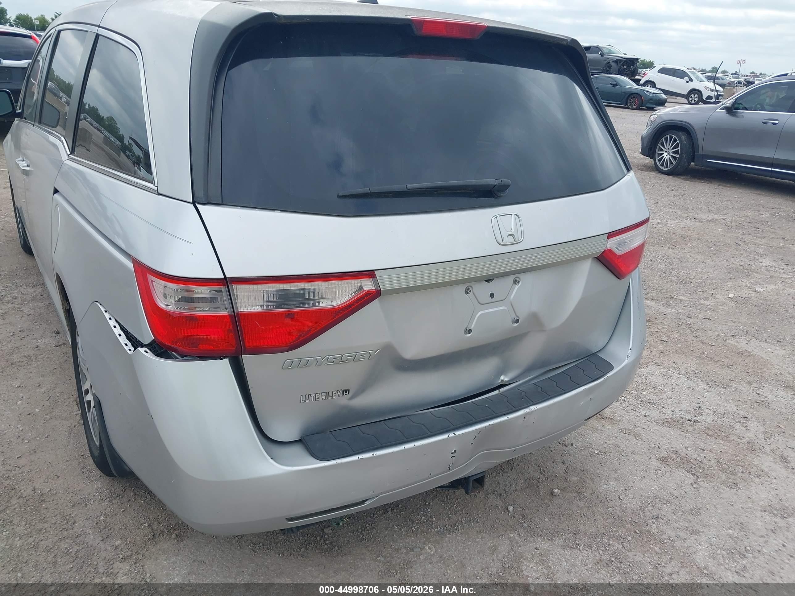 2012 Honda Odyssey Ex-l Silver vin: 5FNRL5H64CB007401
