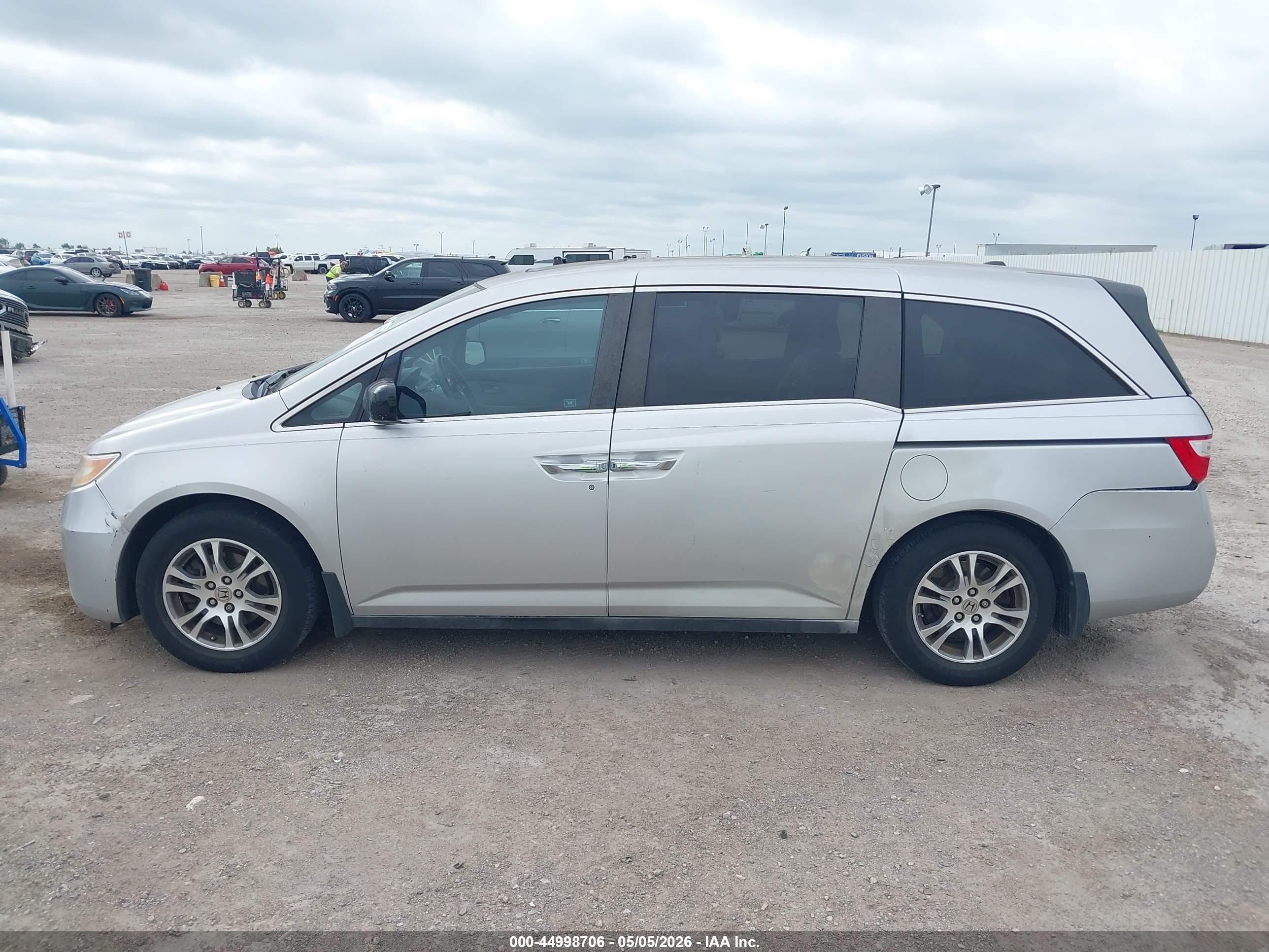 2012 Honda Odyssey Ex-l Silver vin: 5FNRL5H64CB007401