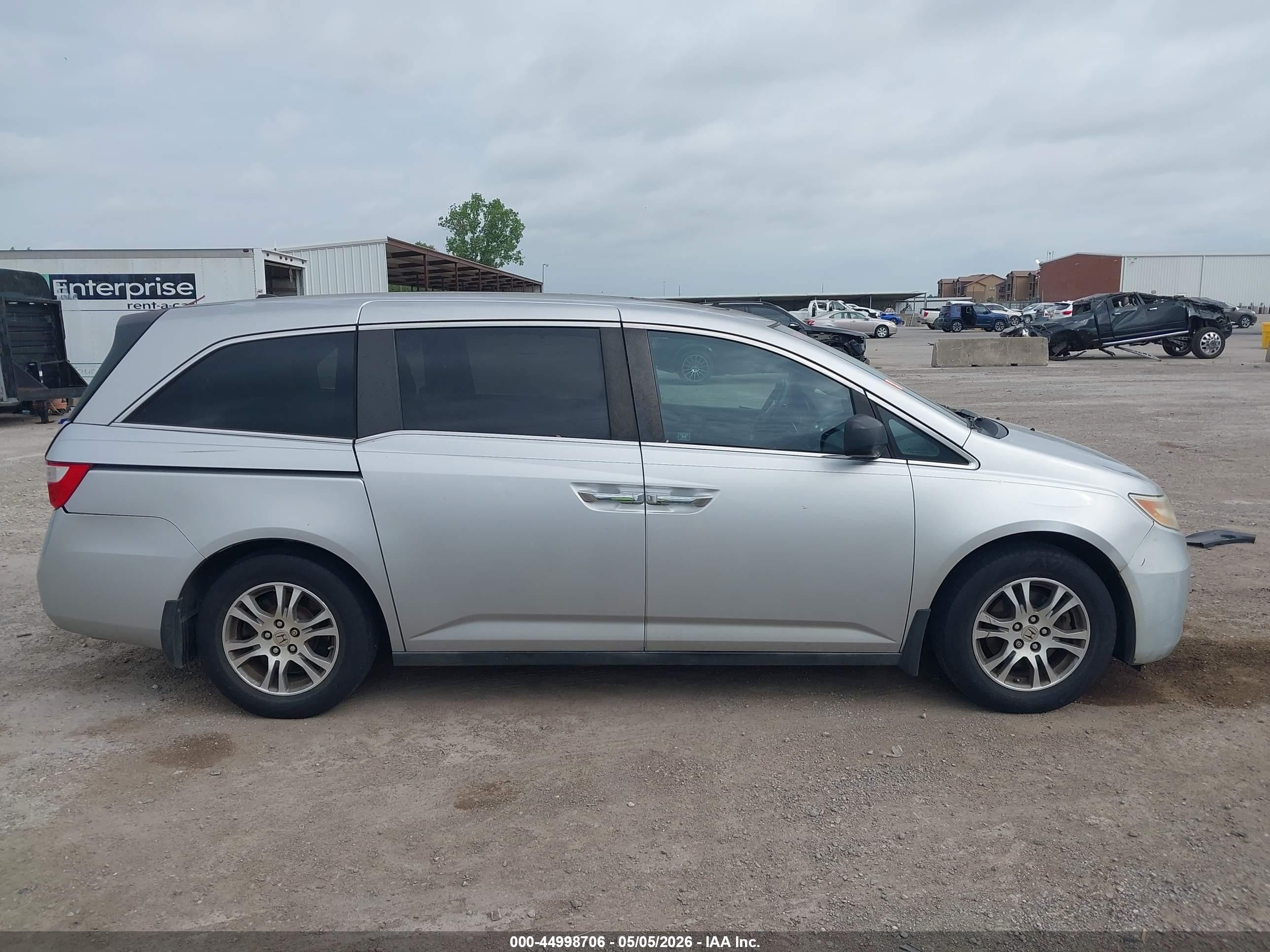 2012 Honda Odyssey Ex-l Silver vin: 5FNRL5H64CB007401