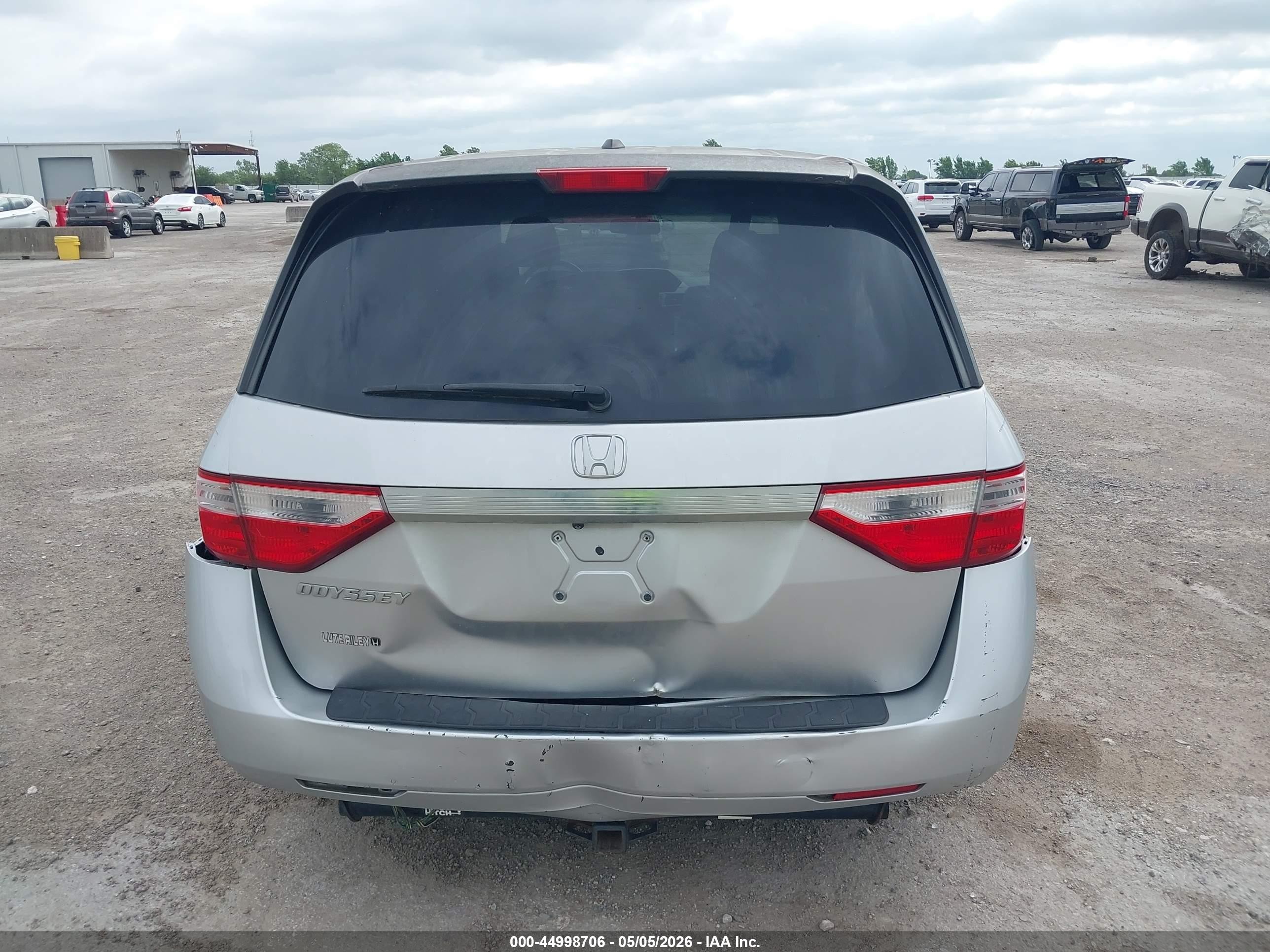 2012 Honda Odyssey Ex-l Silver vin: 5FNRL5H64CB007401