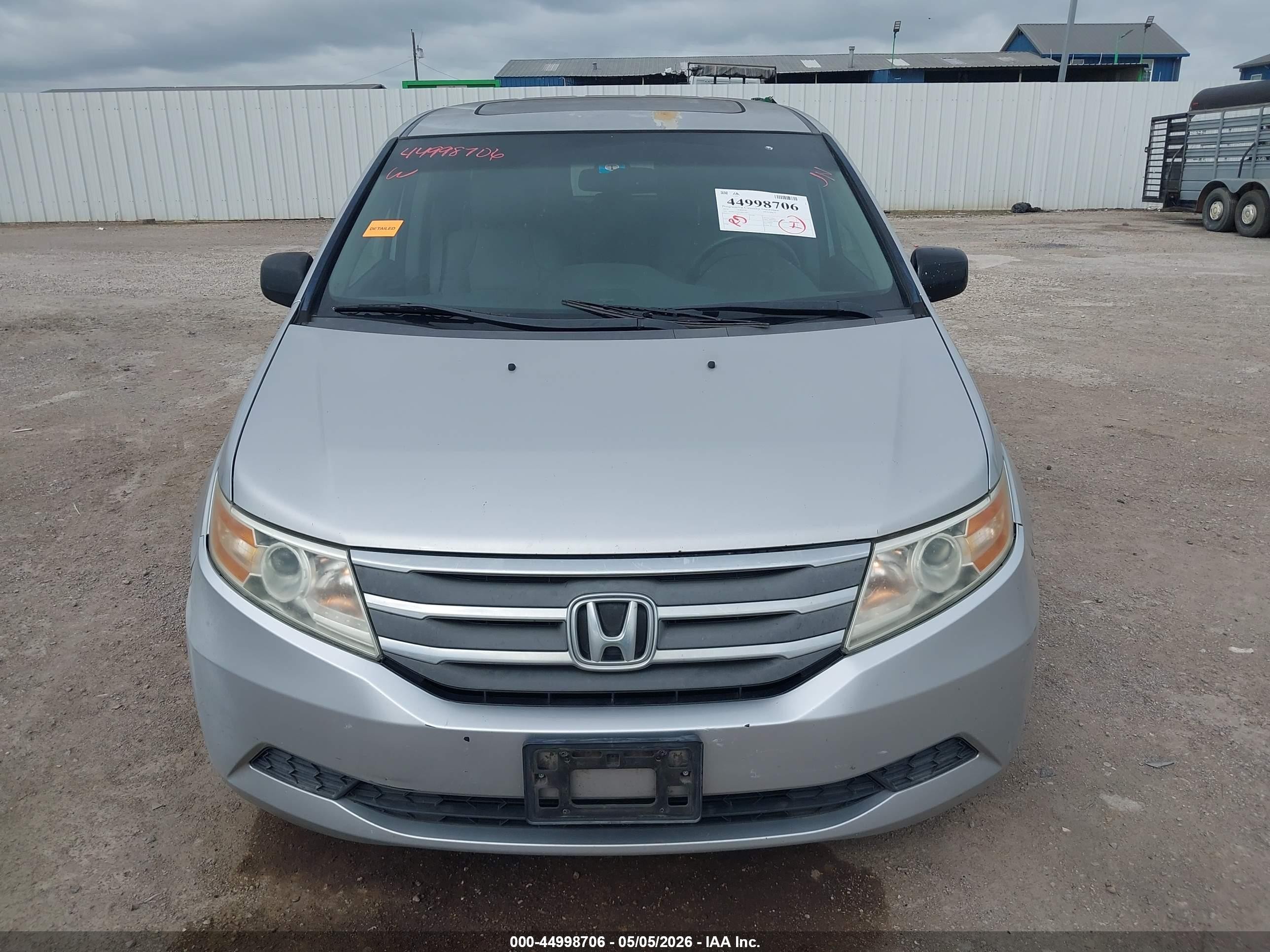 2012 Honda Odyssey Ex-l Silver vin: 5FNRL5H64CB007401