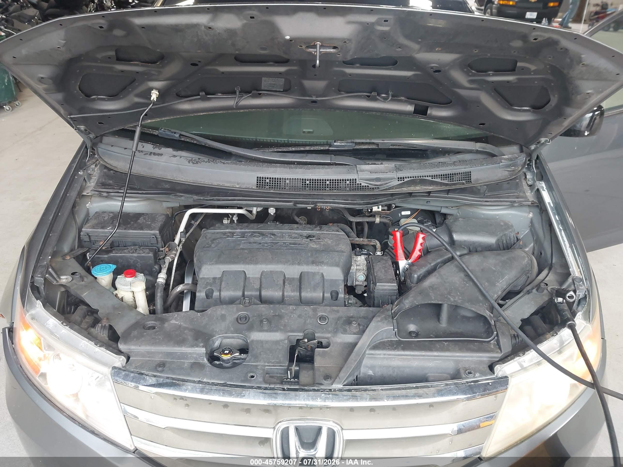 2012 Honda Odyssey Ex-l Gray vin: 5FNRL5H64CB018740