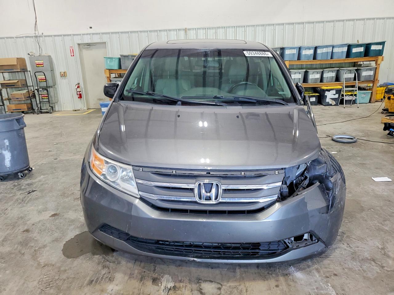 2012 Honda Odyssey Exl Charcoal vin: 5FNRL5H64CB019791