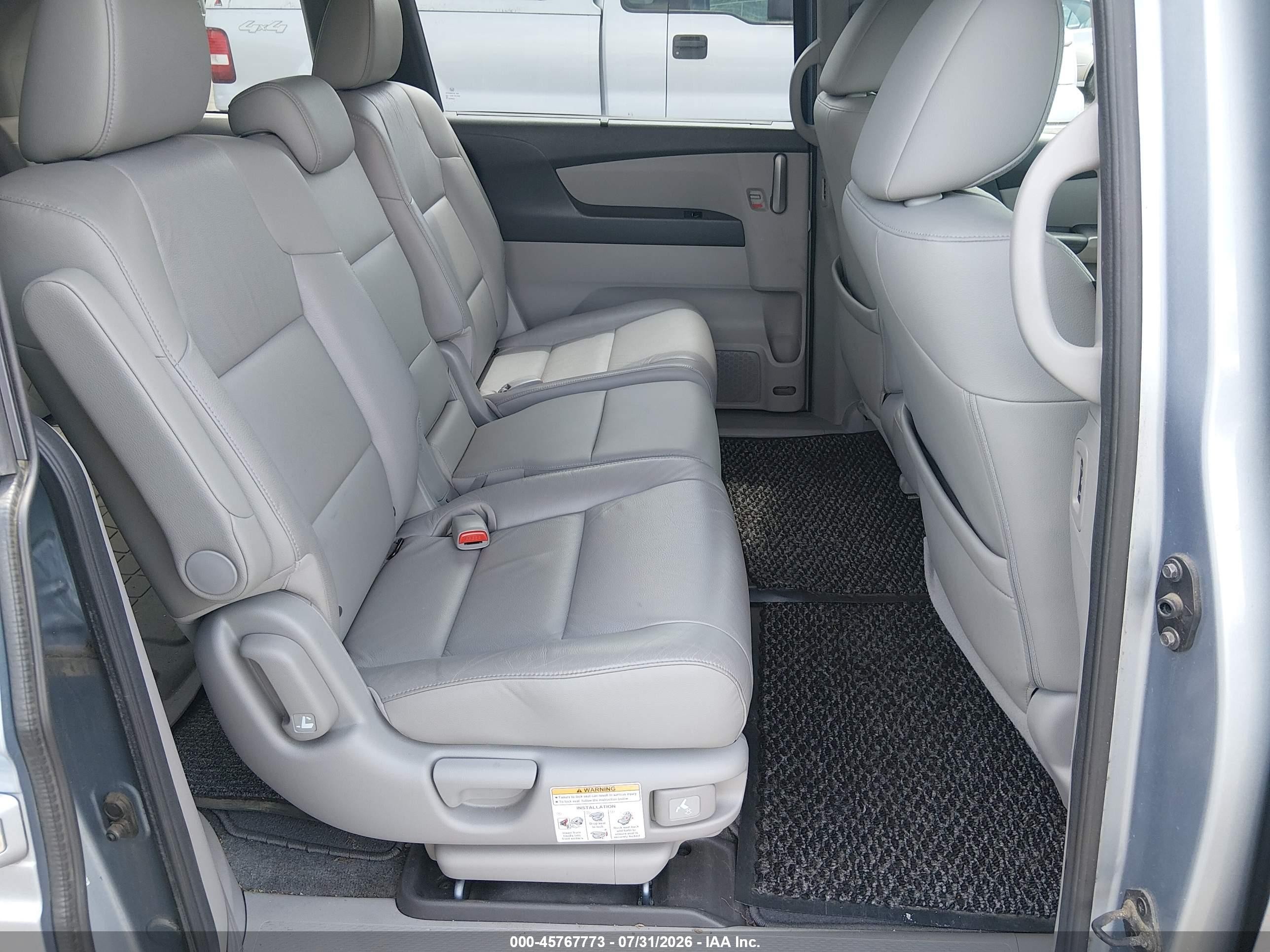 2012 Honda Odyssey Ex-l Blue vin: 5FNRL5H64CB026658