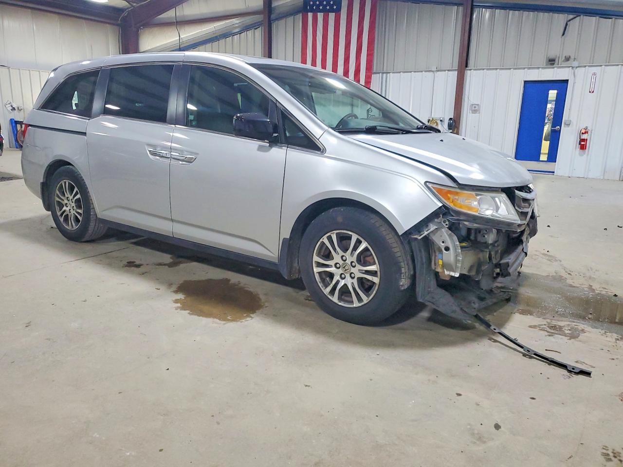 2012 Honda Odyssey Exl Silver vin: 5FNRL5H64CB031553