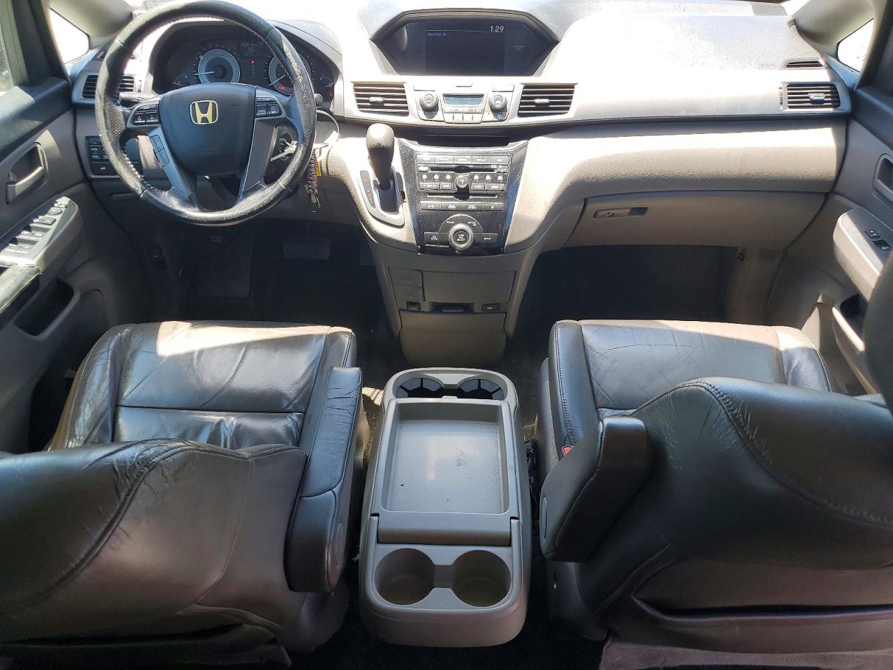 2012 Honda Odyssey Exl White vin: 5FNRL5H64CB042259