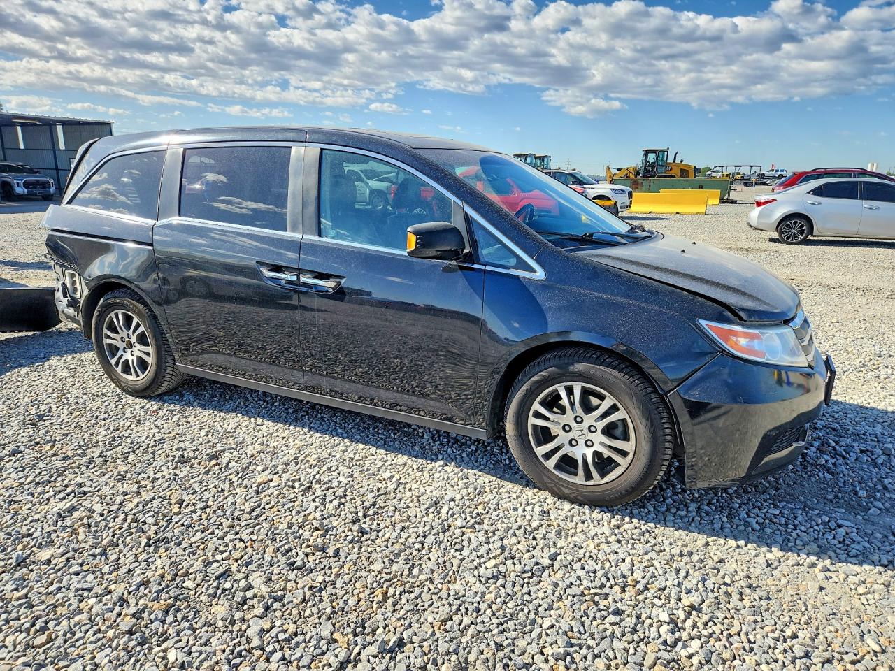 2012 Honda Odyssey Exl Black vin: 5FNRL5H64CB042312