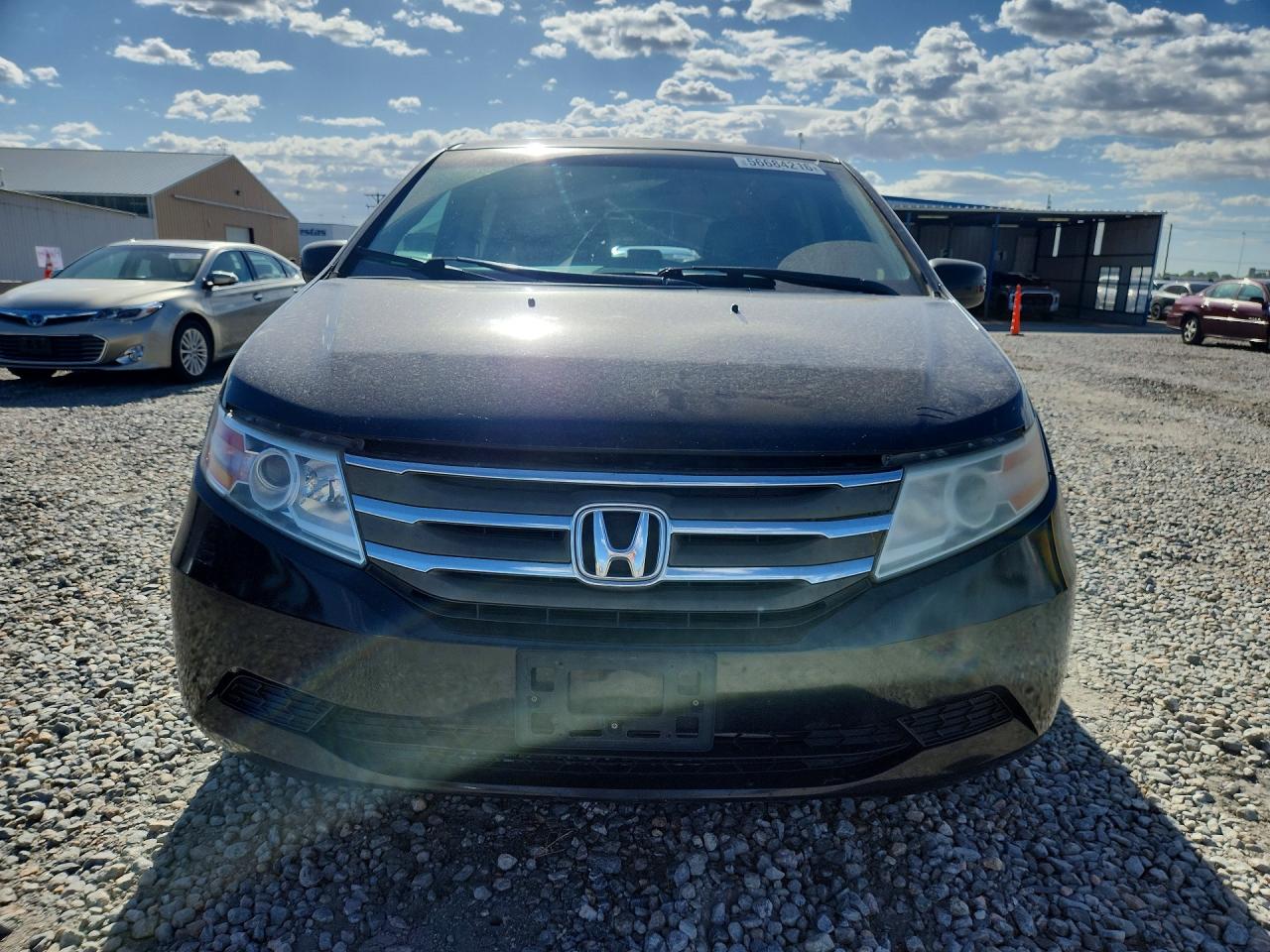 2012 Honda Odyssey Exl Black vin: 5FNRL5H64CB042312