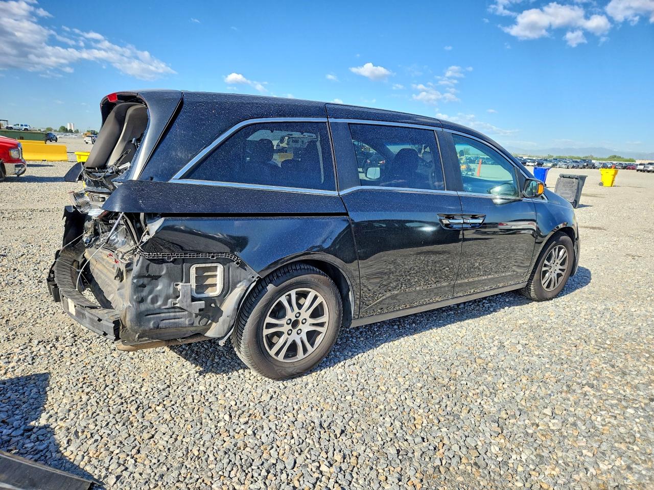 2012 Honda Odyssey Exl Black vin: 5FNRL5H64CB042312