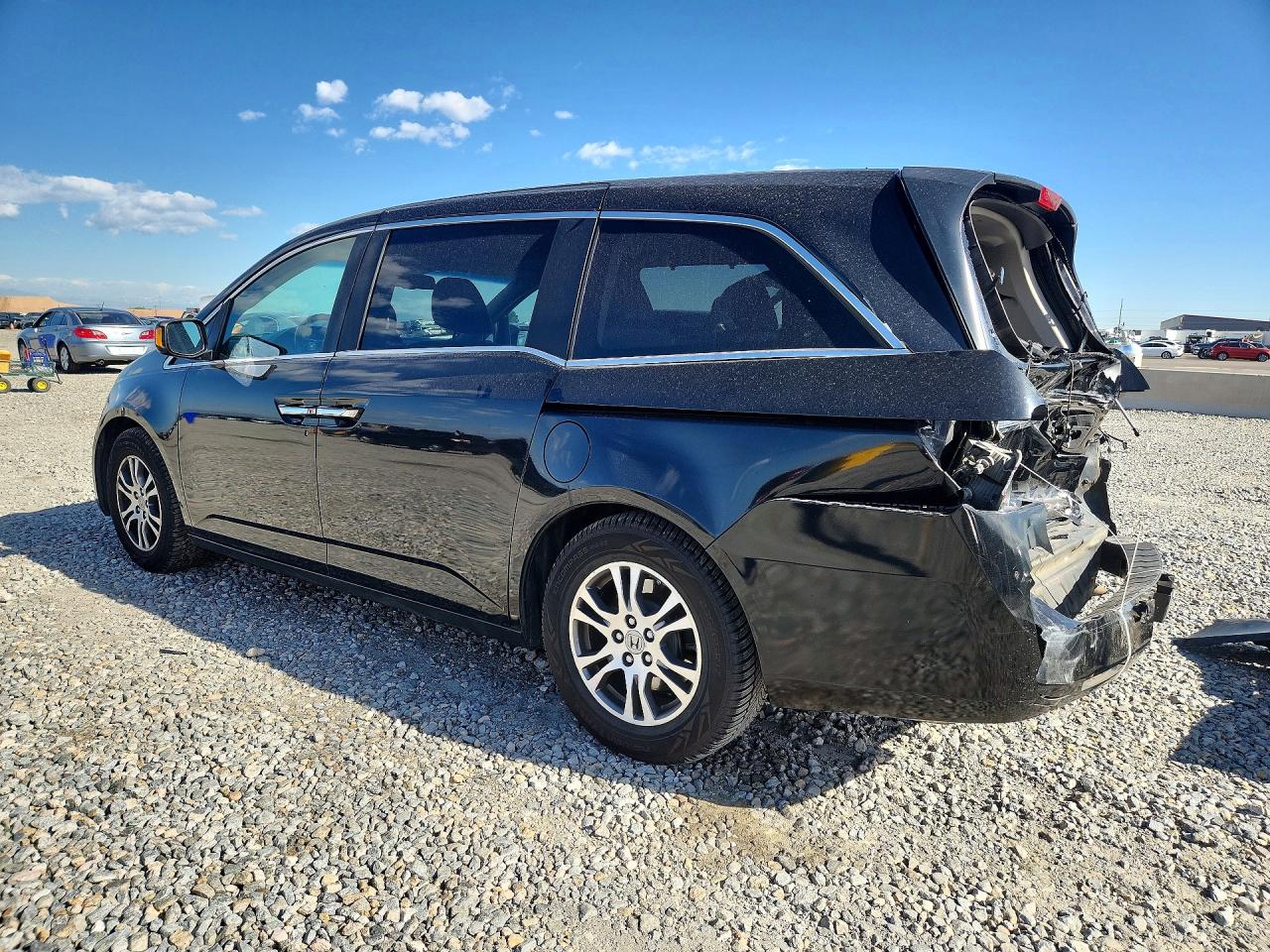 2012 Honda Odyssey Exl Black vin: 5FNRL5H64CB042312