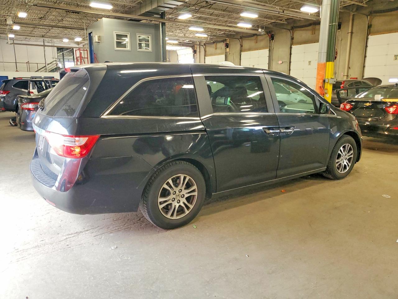 2012 Honda Odyssey Exl Black vin: 5FNRL5H64CB060373