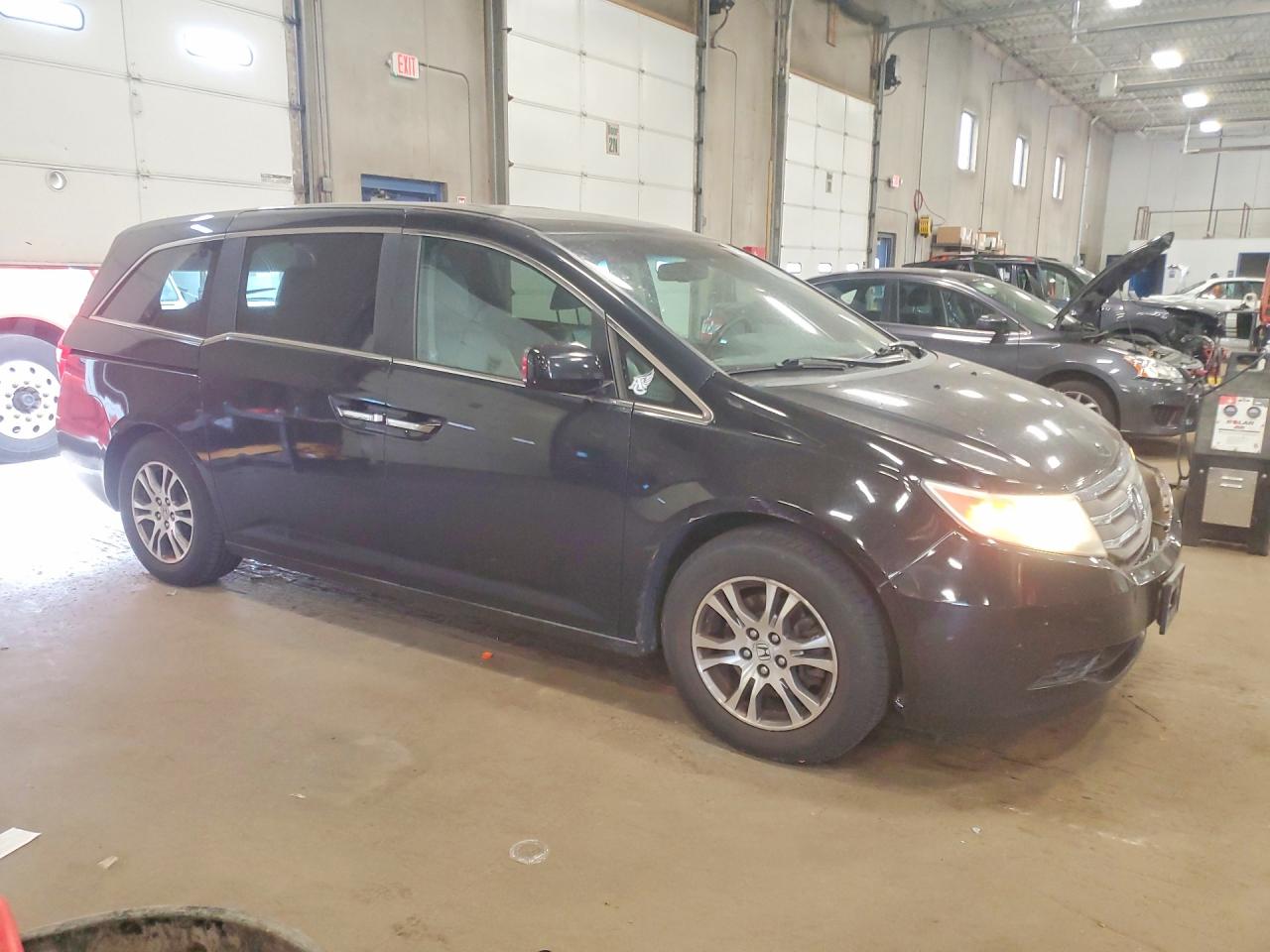 2012 Honda Odyssey Exl Black vin: 5FNRL5H64CB060373