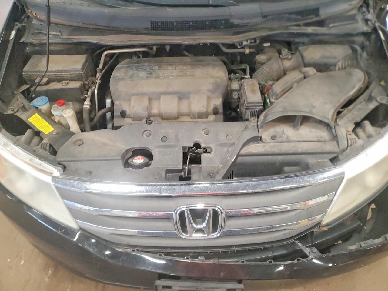 2012 Honda Odyssey Exl Black vin: 5FNRL5H64CB060373