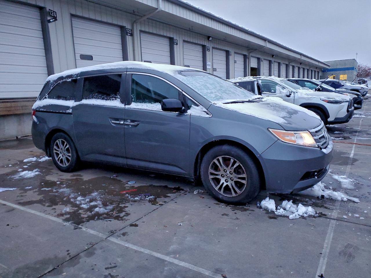 2012 Honda Odyssey Exl Серый vin: 5FNRL5H64CB066299