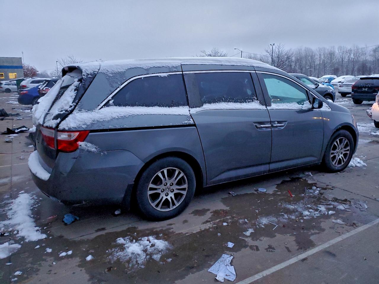 2012 Honda Odyssey Exl Серый vin: 5FNRL5H64CB066299