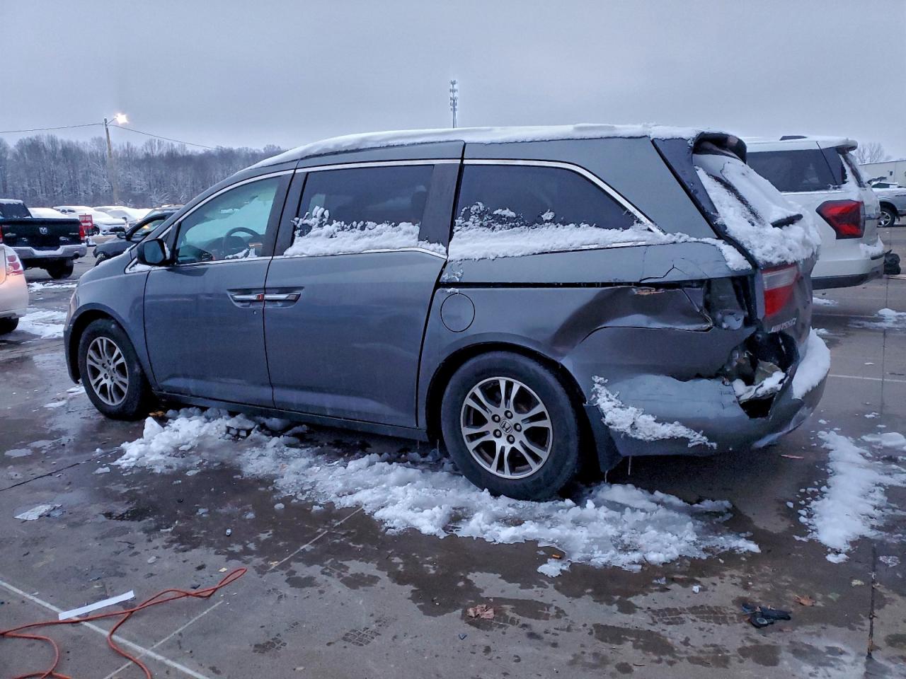2012 Honda Odyssey Exl Серый vin: 5FNRL5H64CB066299