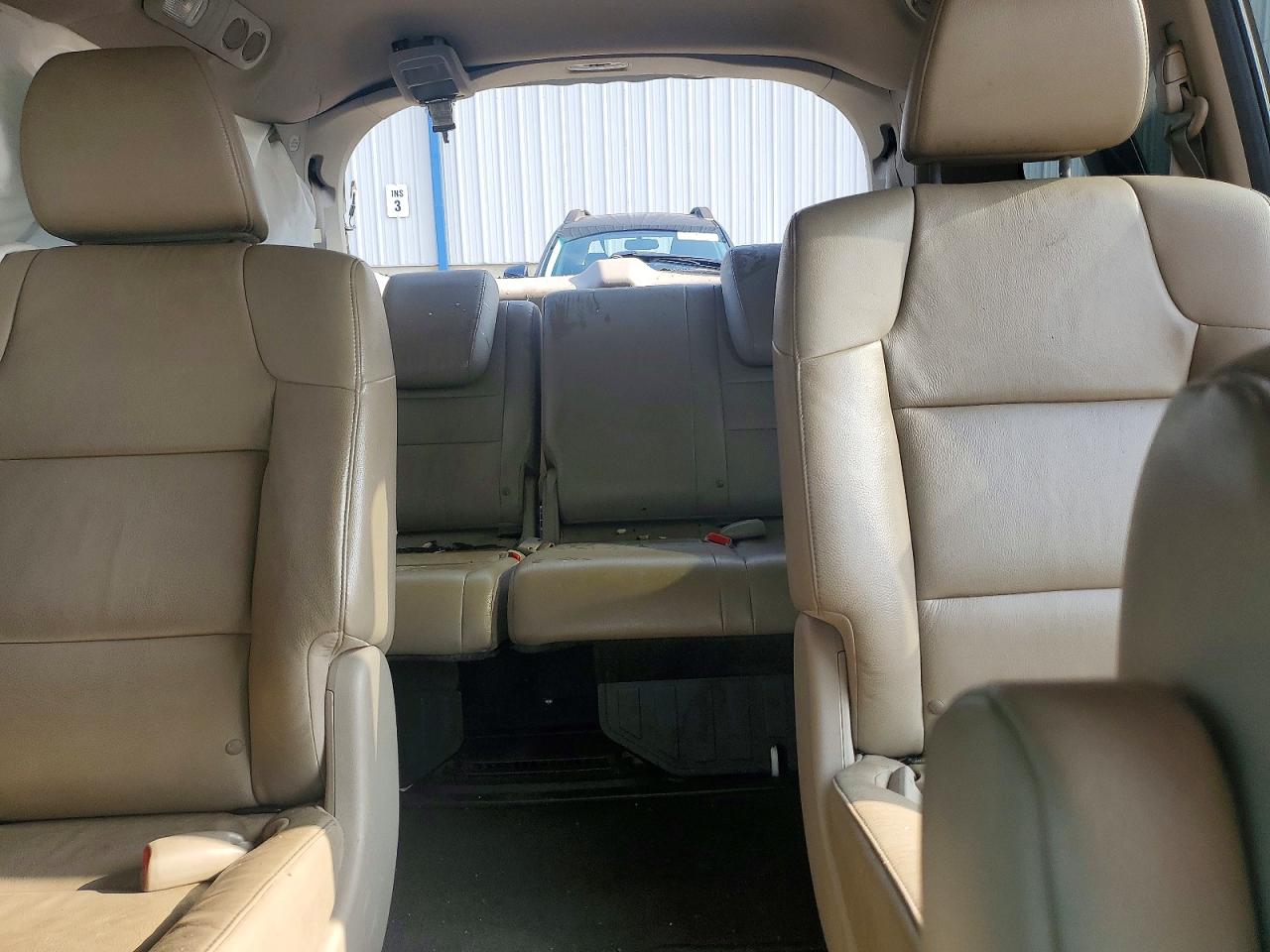2012 Honda Odyssey Exl White vin: 5FNRL5H64CB078808