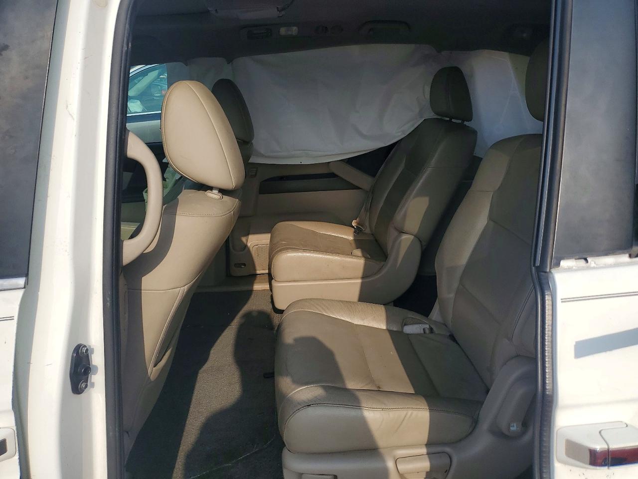 2012 Honda Odyssey Exl White vin: 5FNRL5H64CB078808