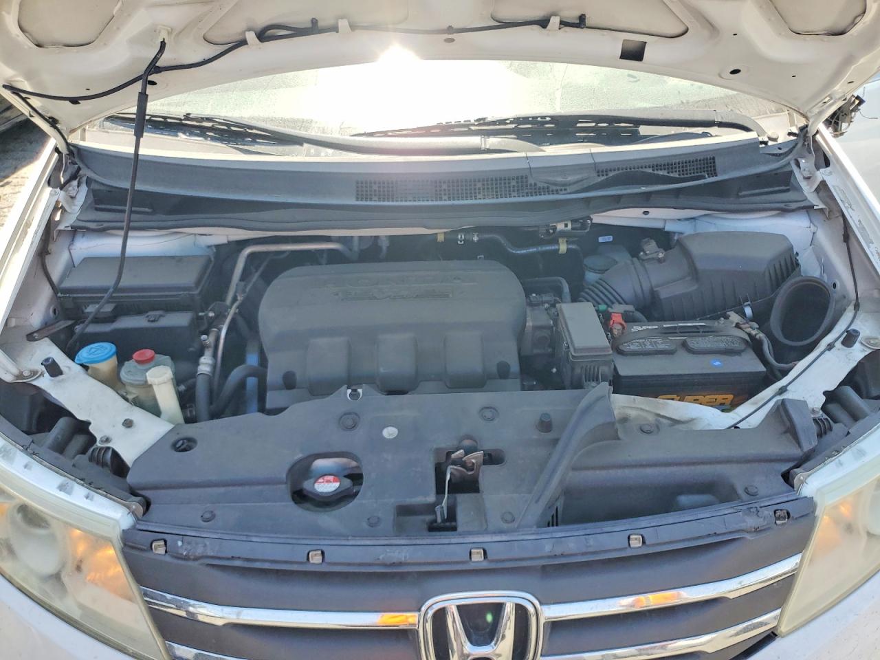 2012 Honda Odyssey Exl White vin: 5FNRL5H64CB083720