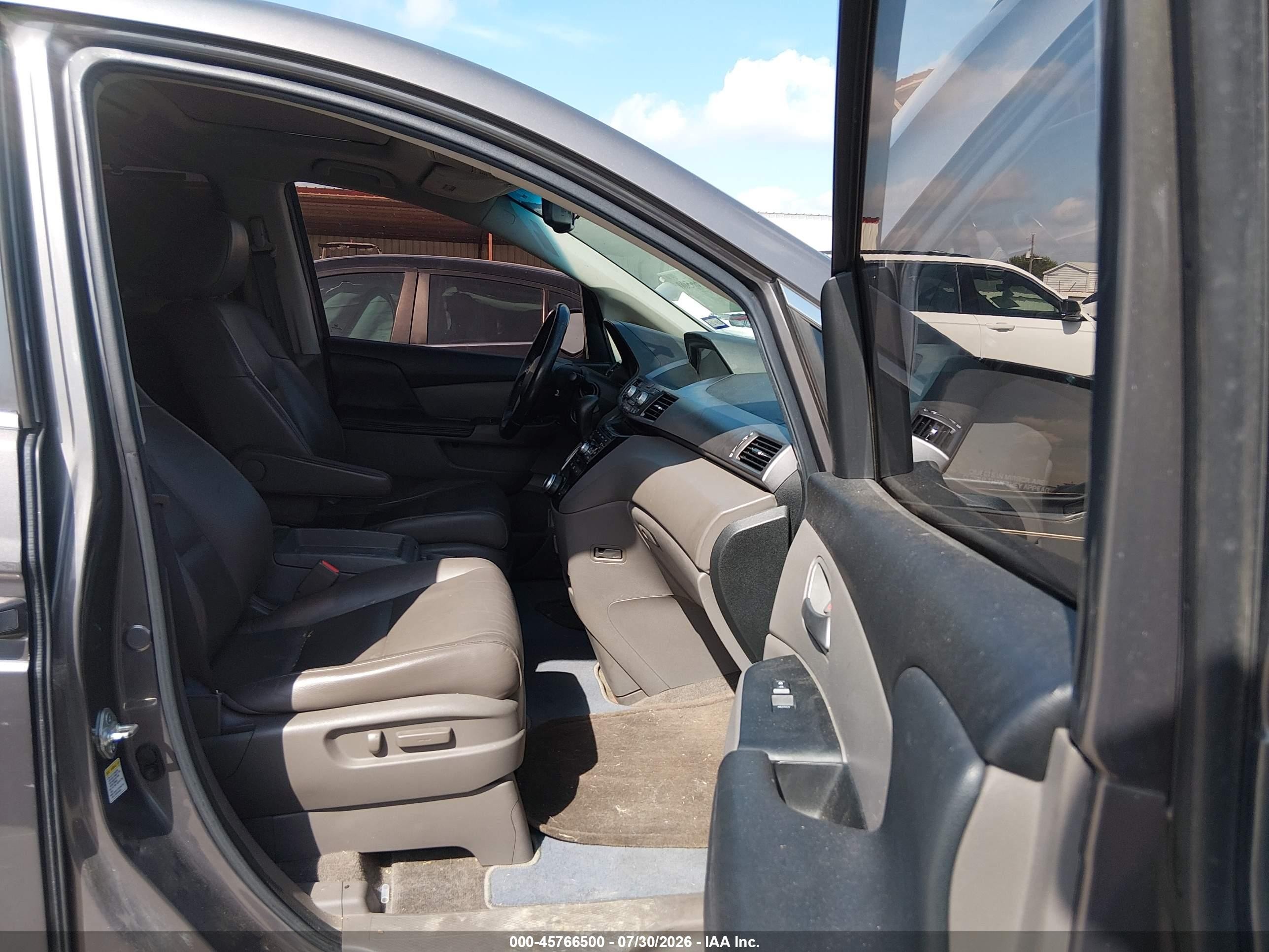 2012 Honda Odyssey Ex-l Gray vin: 5FNRL5H64CB088884