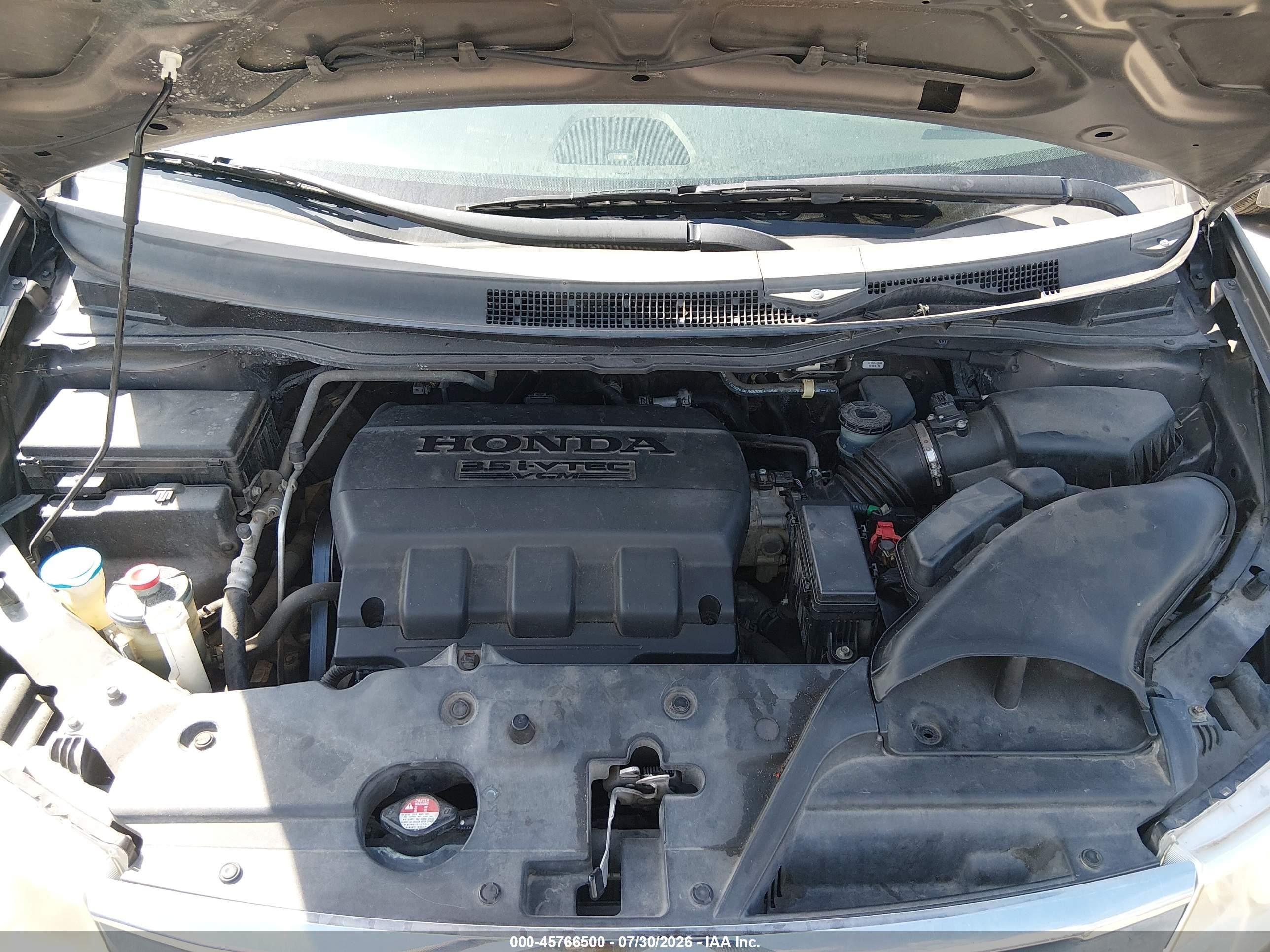 2012 Honda Odyssey Ex-l Gray vin: 5FNRL5H64CB088884