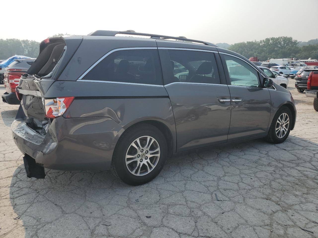 2012 Honda Odyssey Exl Gray vin: 5FNRL5H64CB100452