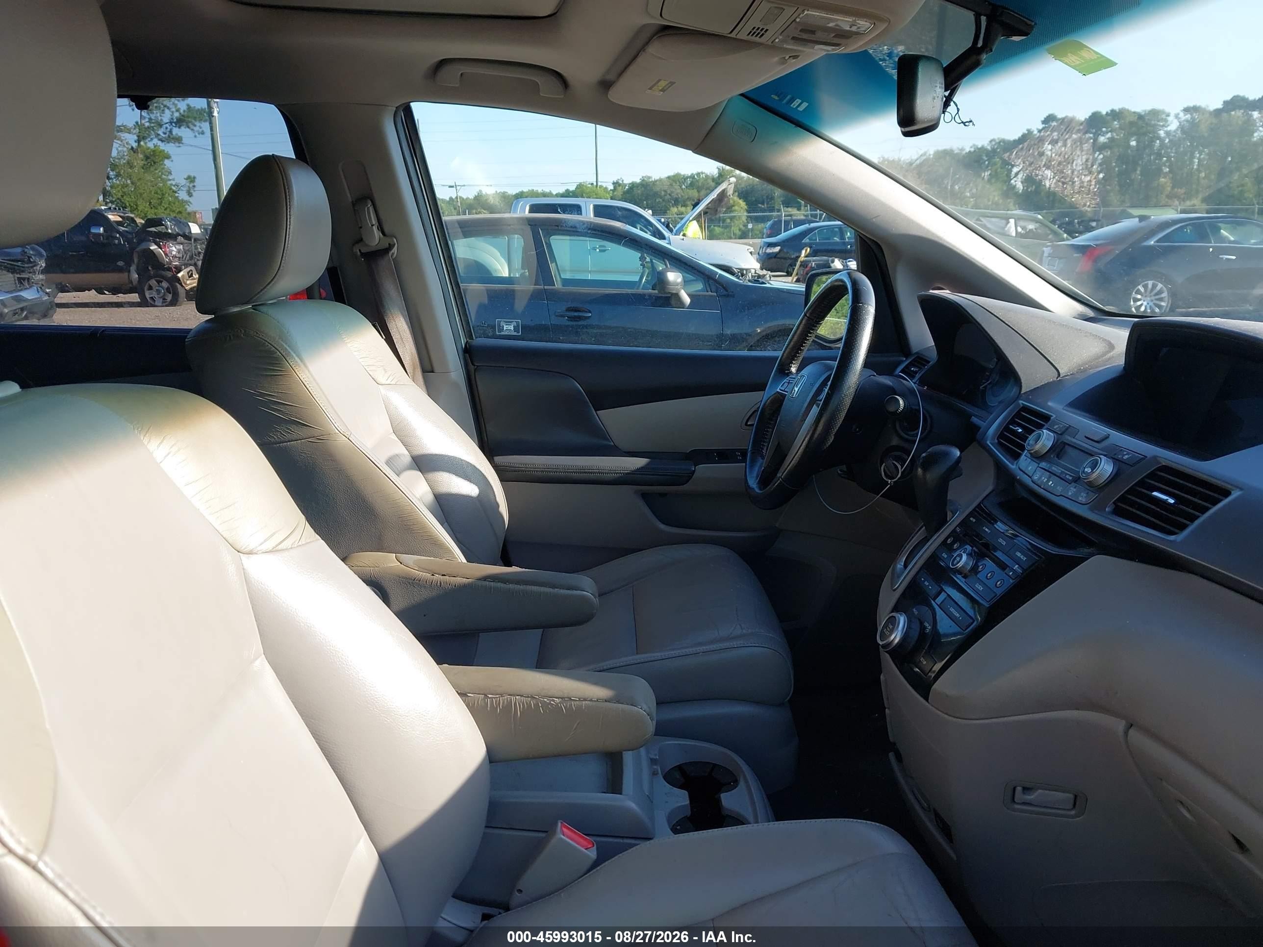 2012 Honda Odyssey Ex-l Gray vin: 5FNRL5H64CB104095