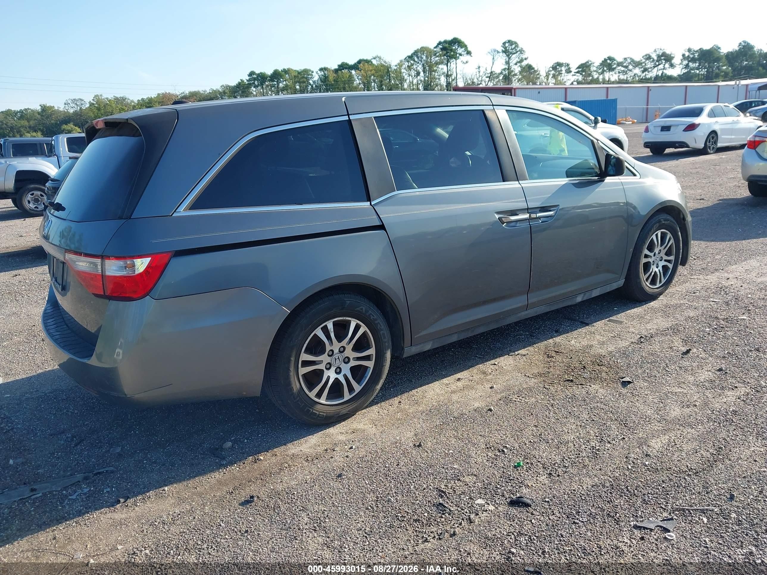 2012 Honda Odyssey Ex-l Gray vin: 5FNRL5H64CB104095
