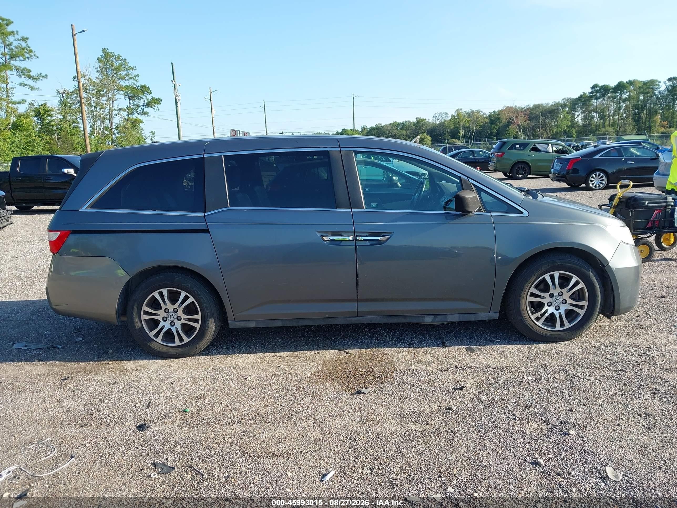 2012 Honda Odyssey Ex-l Gray vin: 5FNRL5H64CB104095