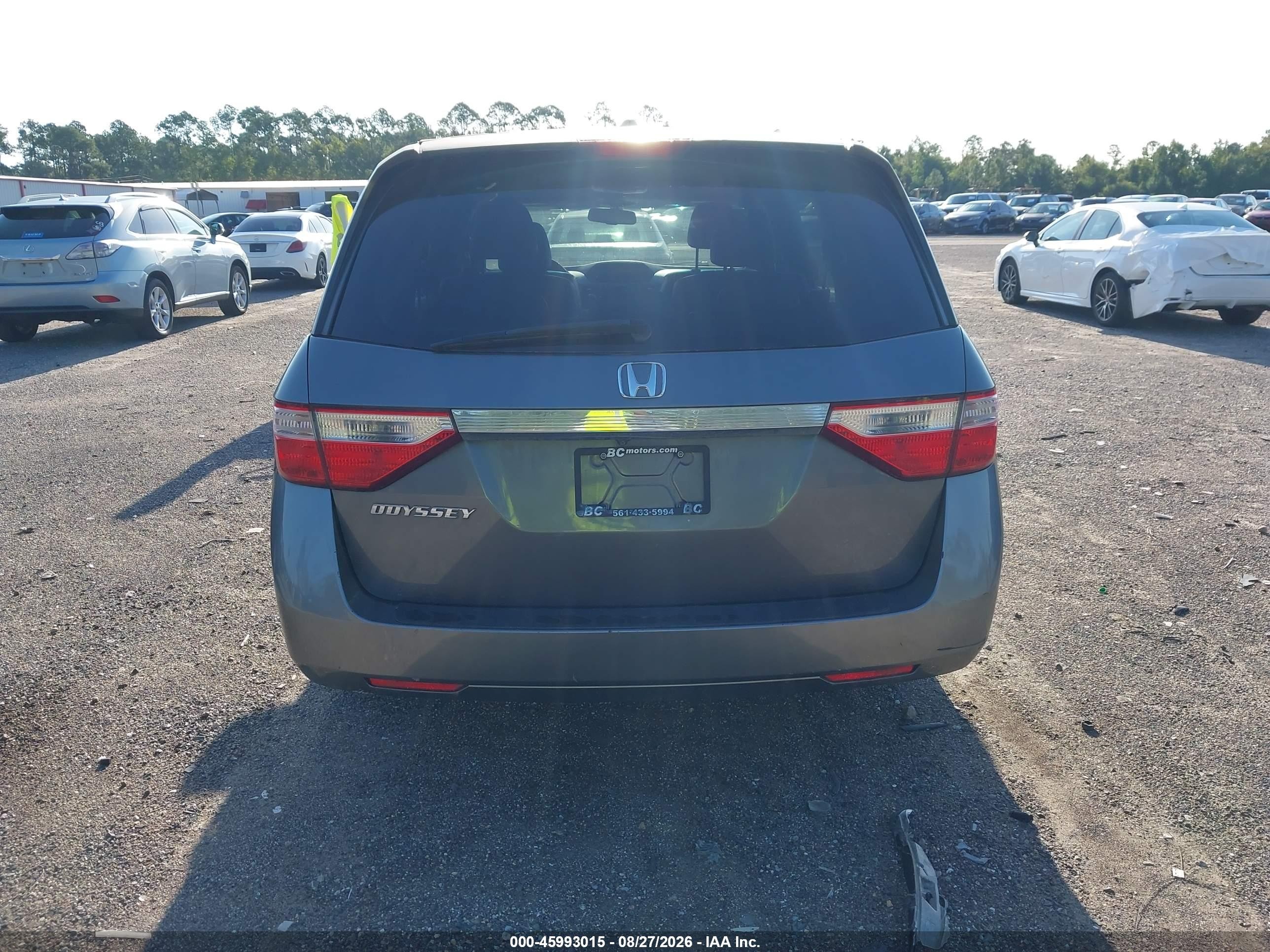 2012 Honda Odyssey Ex-l Gray vin: 5FNRL5H64CB104095