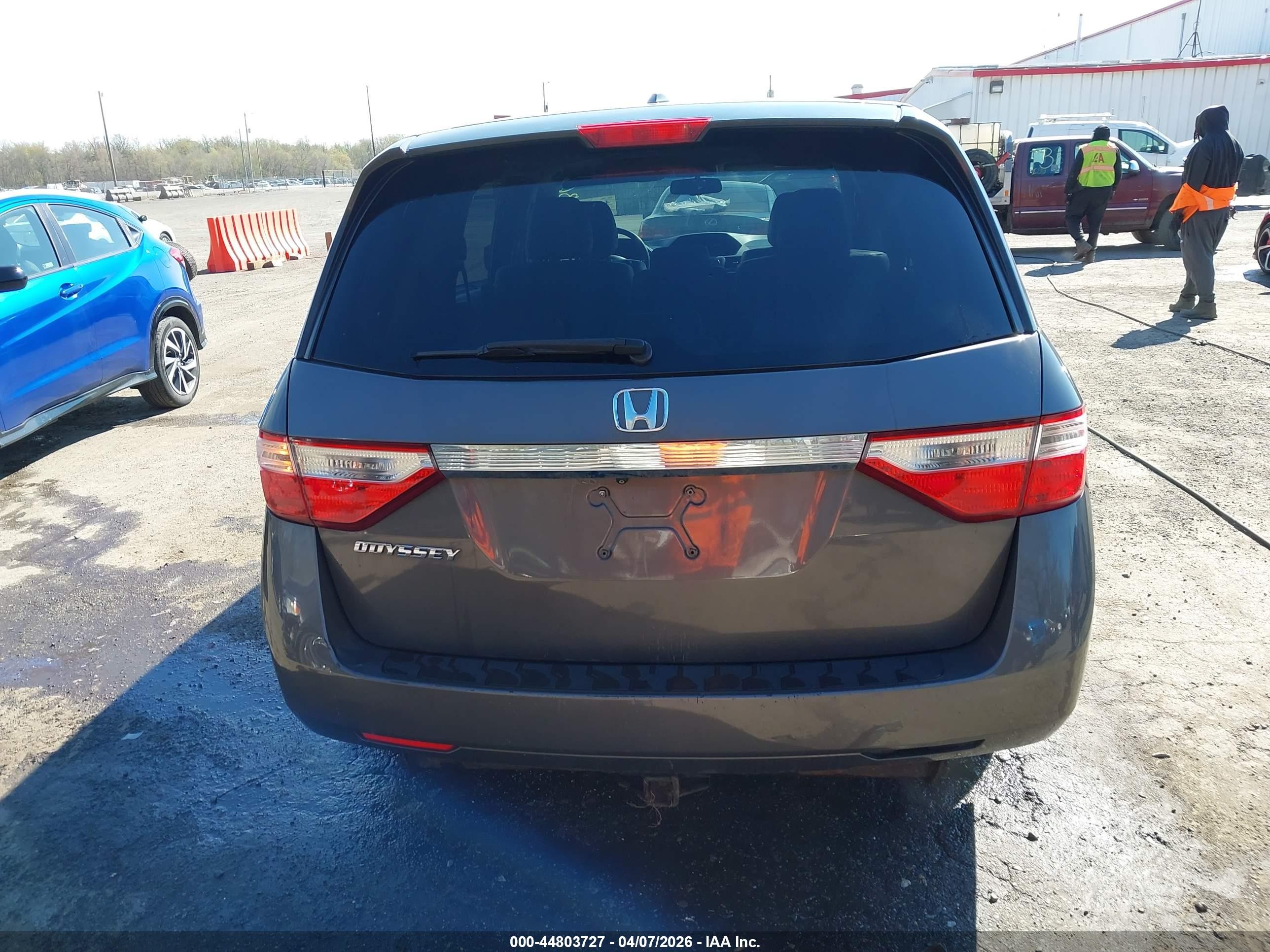 2012 Honda Odyssey Ex-l Gray vin: 5FNRL5H64CB104677