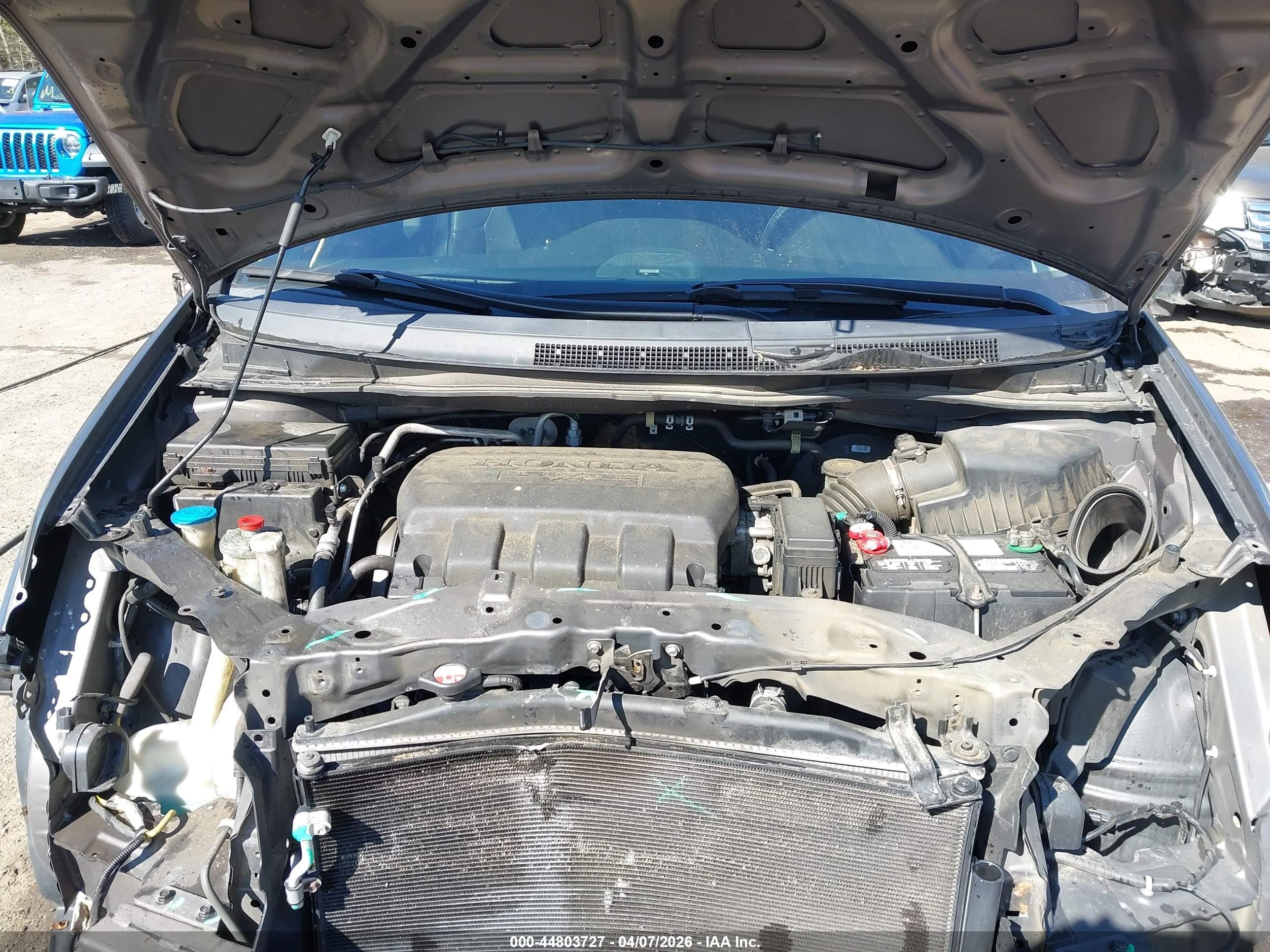 2012 Honda Odyssey Ex-l Gray vin: 5FNRL5H64CB104677