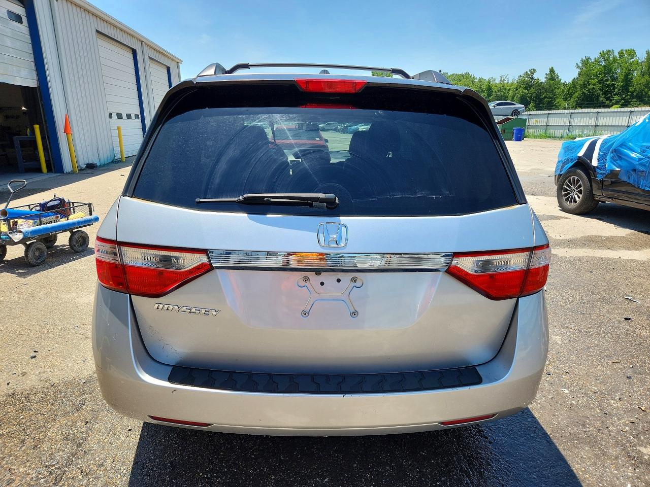 2012 Honda Odyssey Exl Silver vin: 5FNRL5H64CB108552