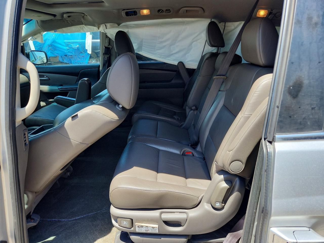 2012 Honda Odyssey Exl Silver vin: 5FNRL5H64CB108552