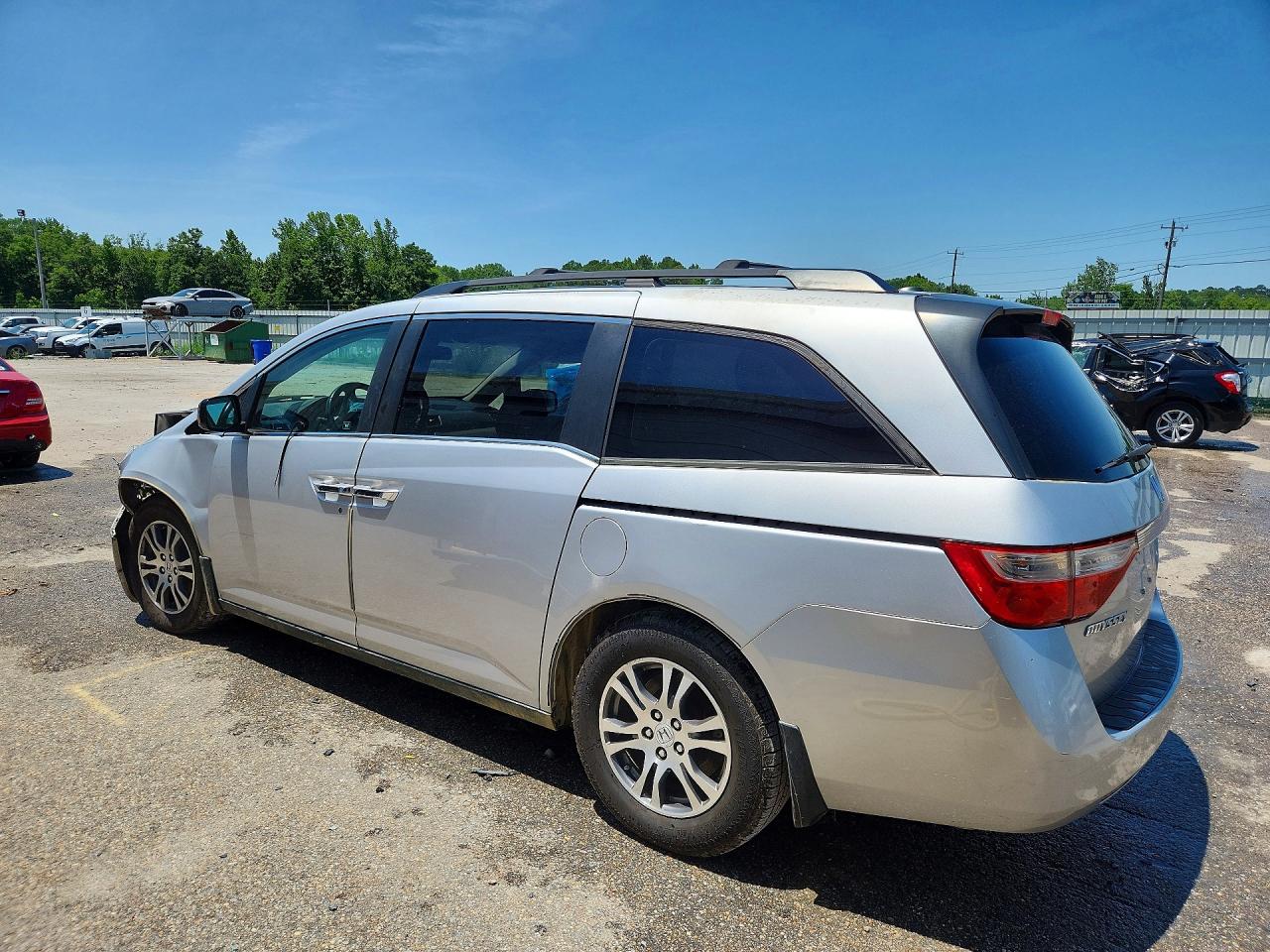 2012 Honda Odyssey Exl Silver vin: 5FNRL5H64CB108552