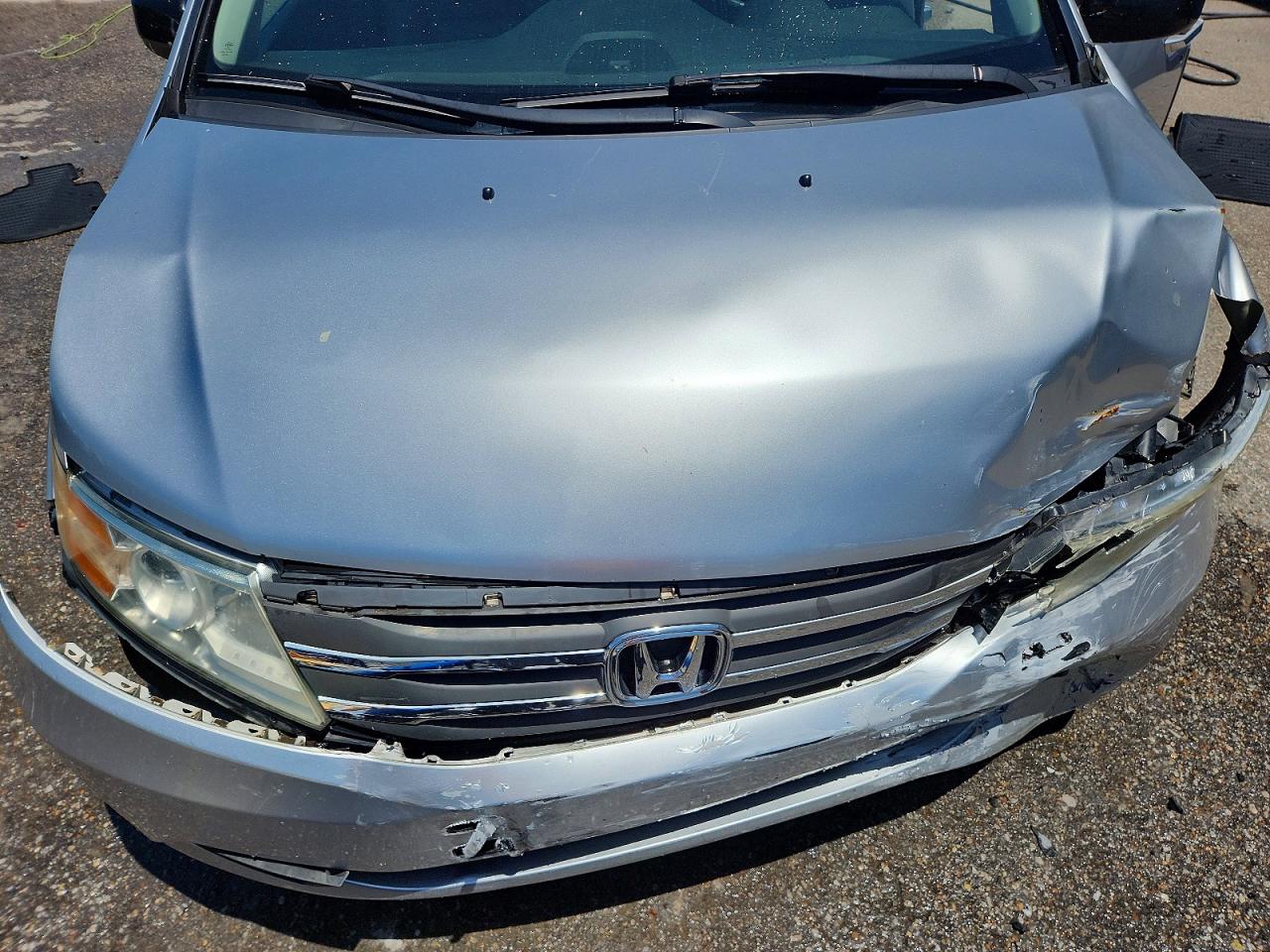 2012 Honda Odyssey Exl Silver vin: 5FNRL5H64CB108552
