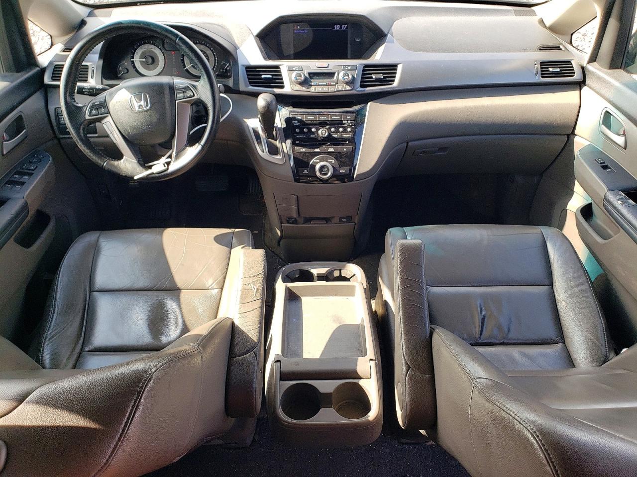 2012 Honda Odyssey Exl White vin: 5FNRL5H64CB111998