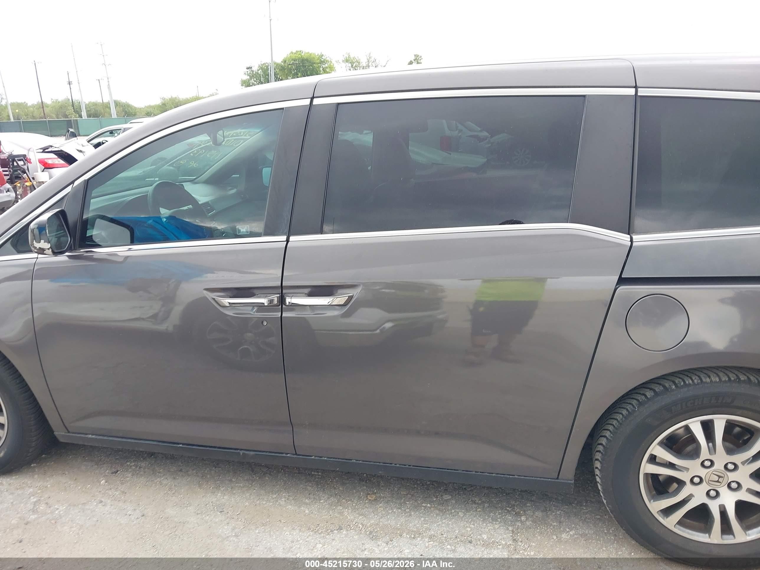 2012 Honda Odyssey Ex-l Gray vin: 5FNRL5H64CB115193