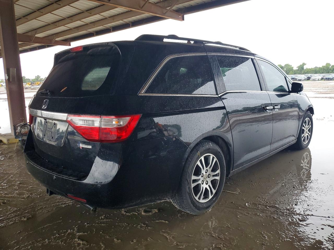 2012 Honda Odyssey Exl Black vin: 5FNRL5H64CB146928