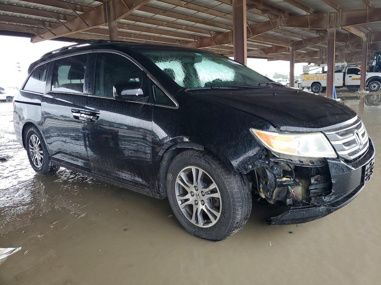 2012 Honda Odyssey Exl Black vin: 5FNRL5H64CB146928