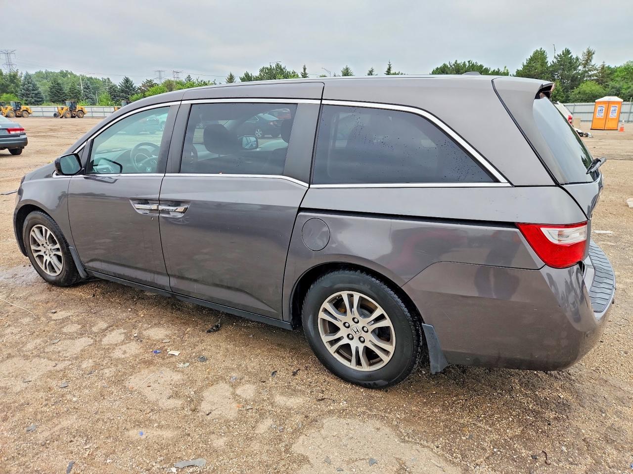 2012 Honda Odyssey Exl Gray vin: 5FNRL5H64CB147478