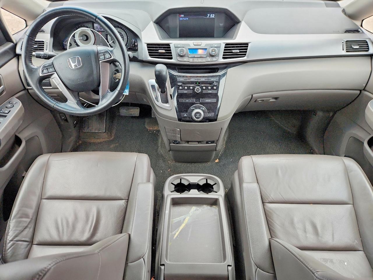 2012 Honda Odyssey Exl Gray vin: 5FNRL5H64CB147478