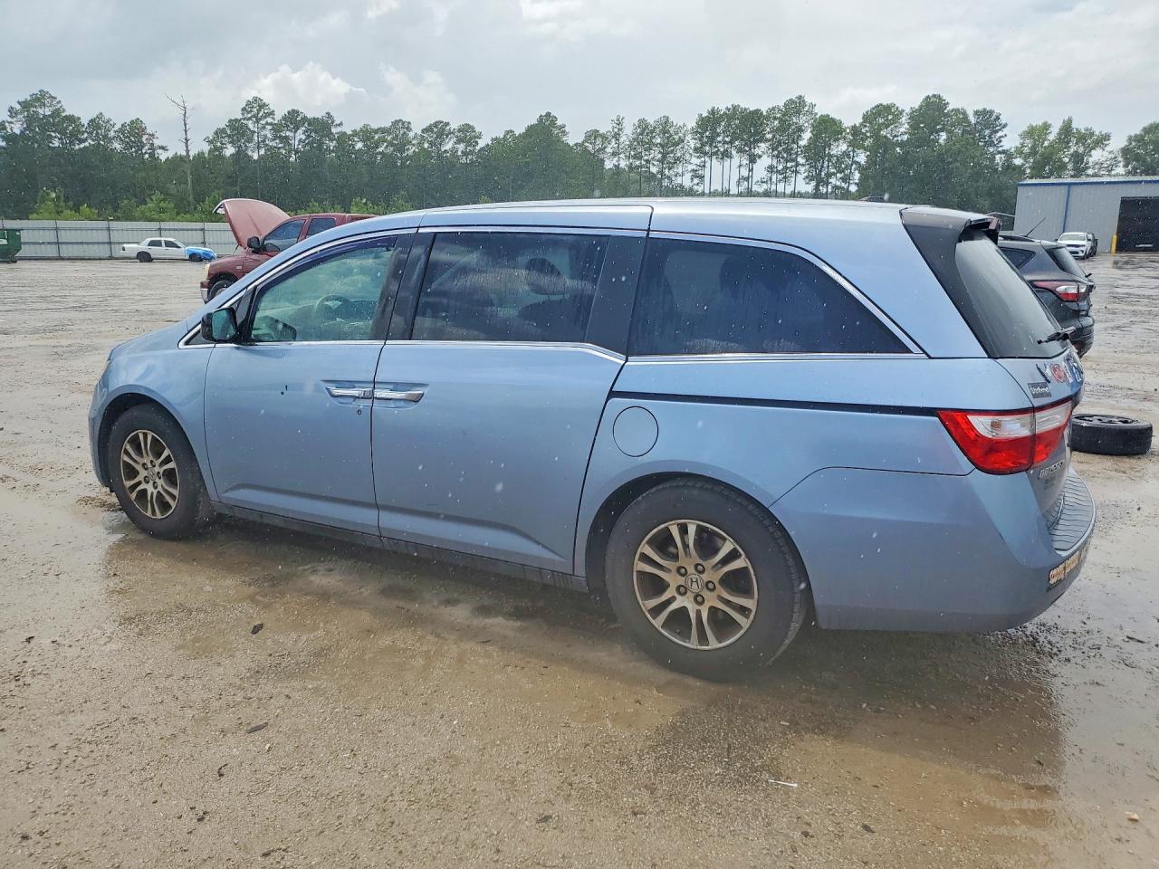 2013 Honda Odyssey Exl Blue vin: 5FNRL5H64DB002667